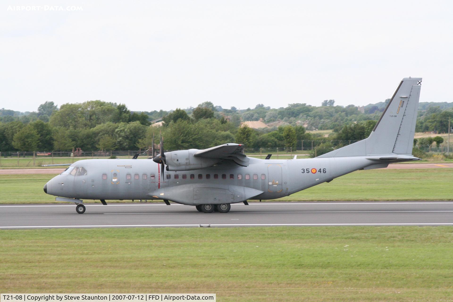 T21-08, CASA C-295M C/N EA03-12-016, Royal International Air Tattoo 2007