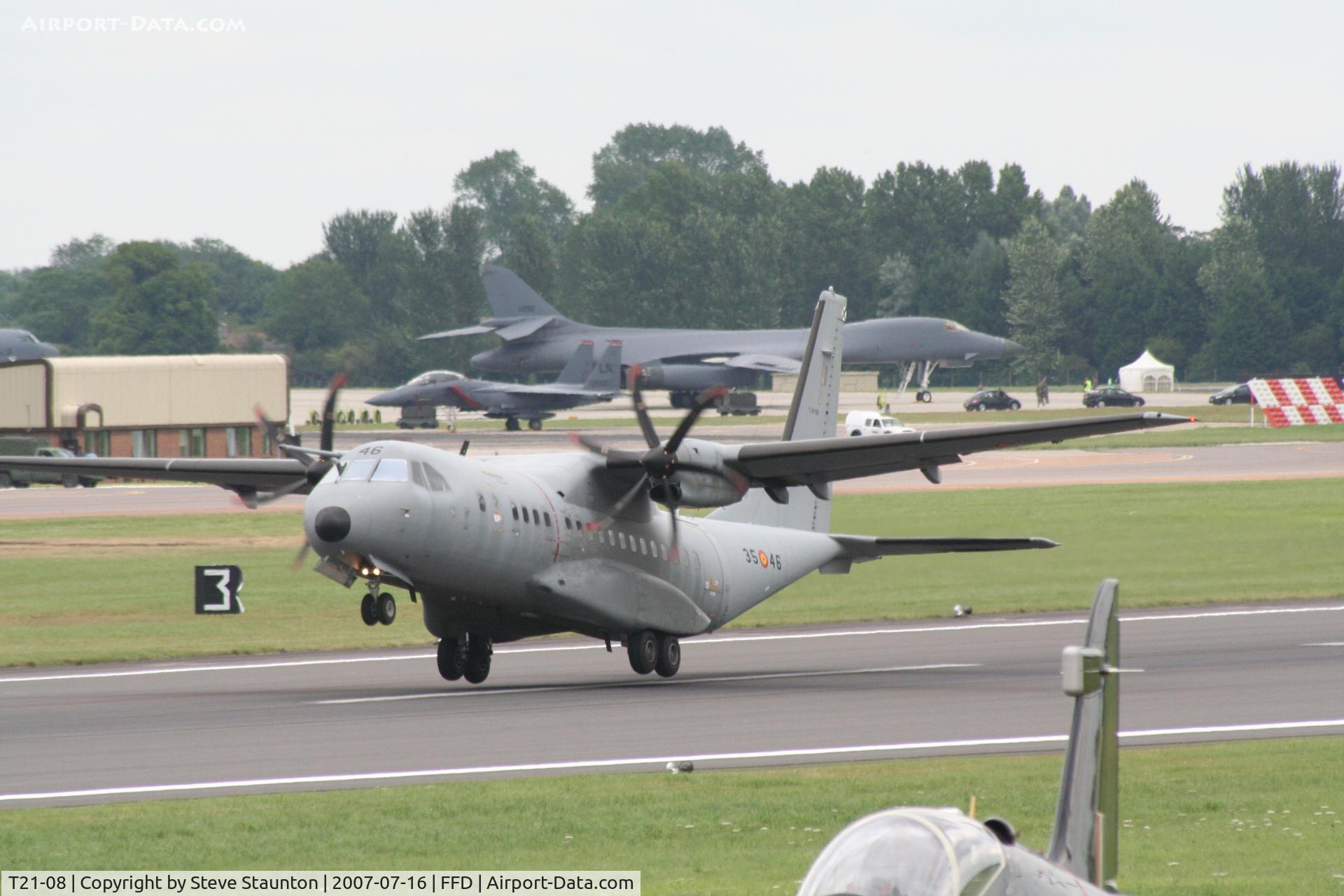T21-08, CASA C-295M C/N EA03-12-016, Royal International Air Tattoo 2007