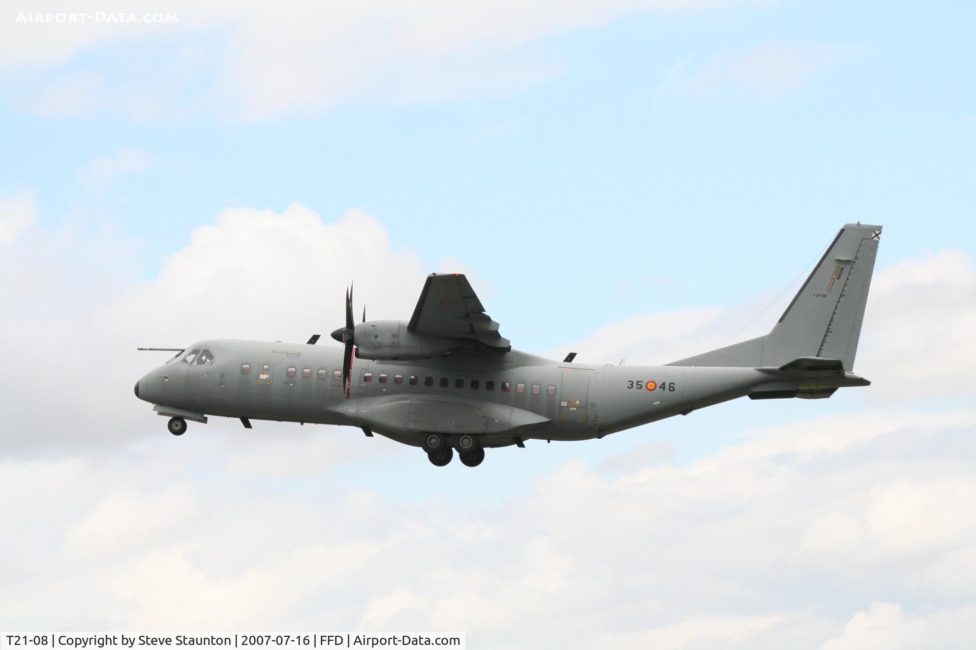 T21-08, CASA C-295M C/N EA03-12-016, Royal International Air Tattoo 2007