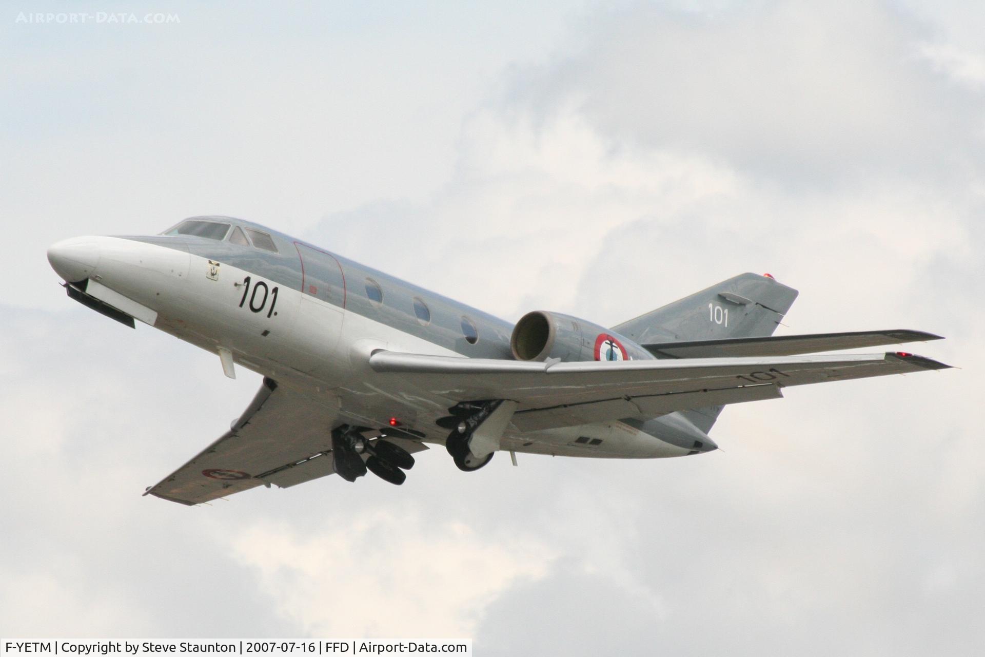 F-YETM, 1977 Dassault Falcon 10MER C/N 101, Royal International Air Tattoo 2007