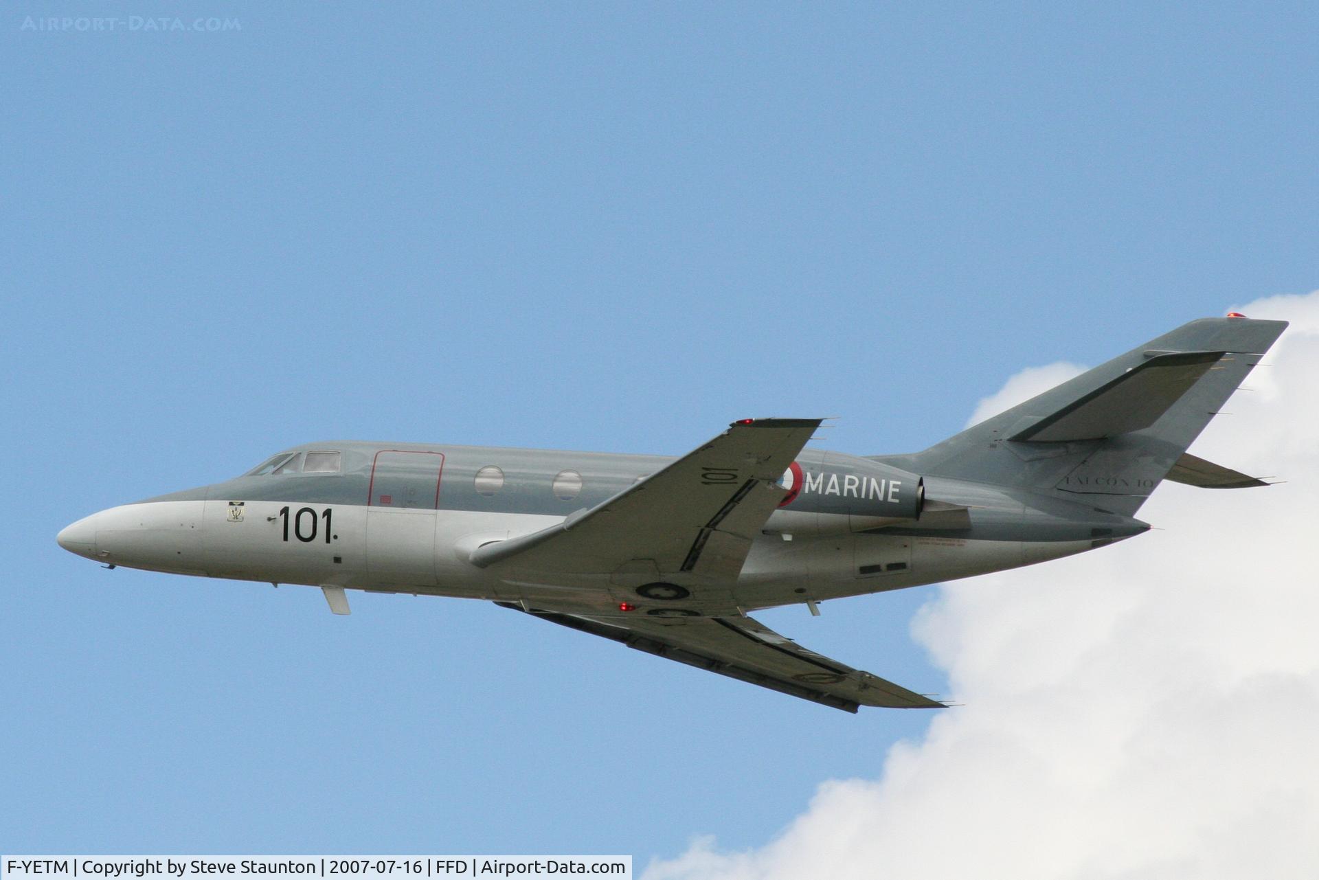 F-YETM, 1977 Dassault Falcon 10MER C/N 101, Royal International Air Tattoo 2007