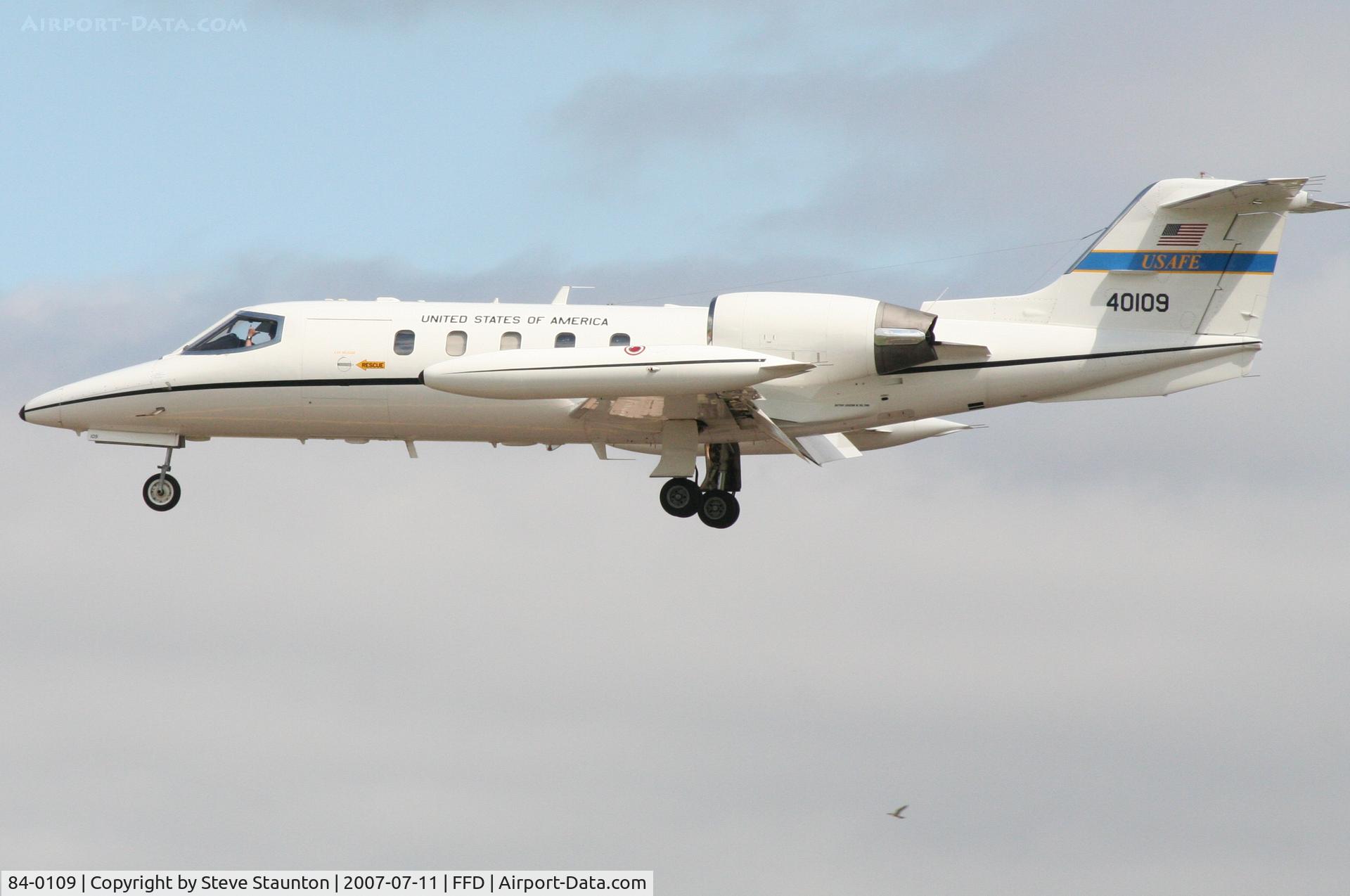 84-0109, 1984 Gates Learjet C-21A C/N 35A-555, Royal International Air Tattoo 2007