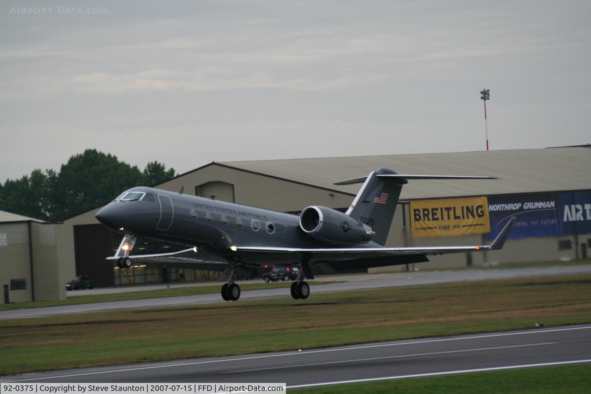 92-0375, 1992 Gulfstream Aerospace C-20H (Gulfstream III) C/N 1256, Royal International Air Tattoo 2007