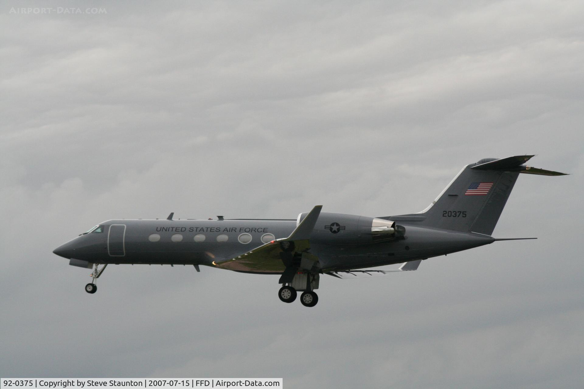 92-0375, 1992 Gulfstream Aerospace C-20H (Gulfstream III) C/N 1256, Royal International Air Tattoo 2007