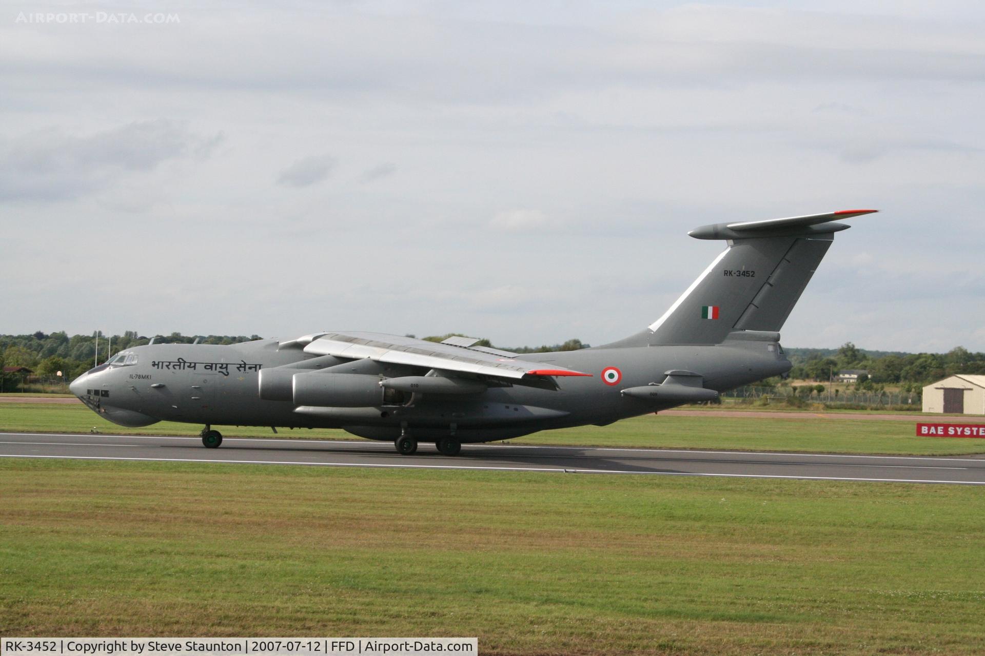 RK-3452, Ilyushin Il-78 C/N 003425860, Royal International Air Tattoo 2007