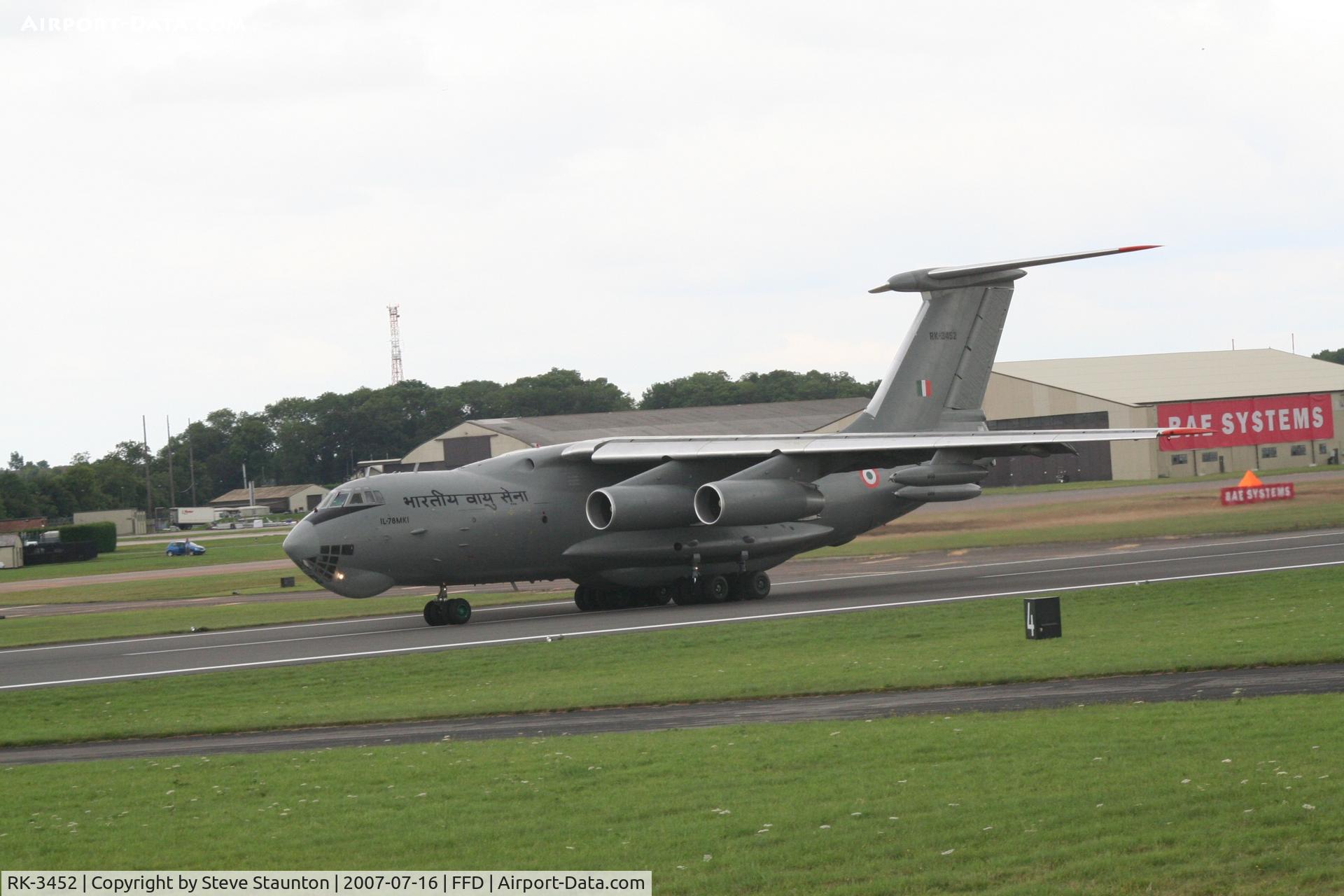 RK-3452, Ilyushin Il-78 C/N 003425860, Royal International Air Tattoo 2007