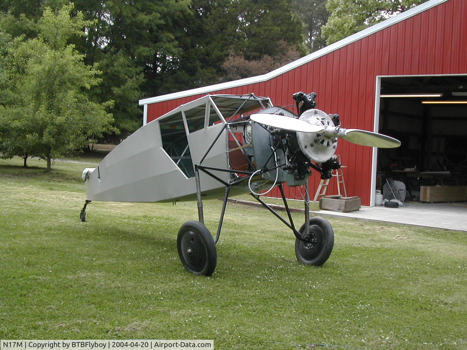 N17M, 1929 Paramount Cabinaire C/N 7, undergoing restoration in GA