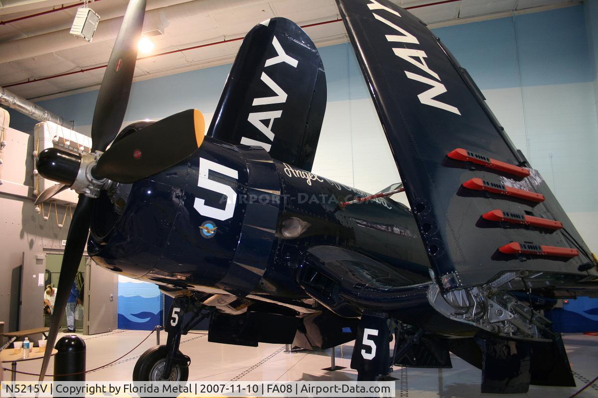 N5215V, 1945 Vought F4U-4 Corsair C/N 9440, F4U