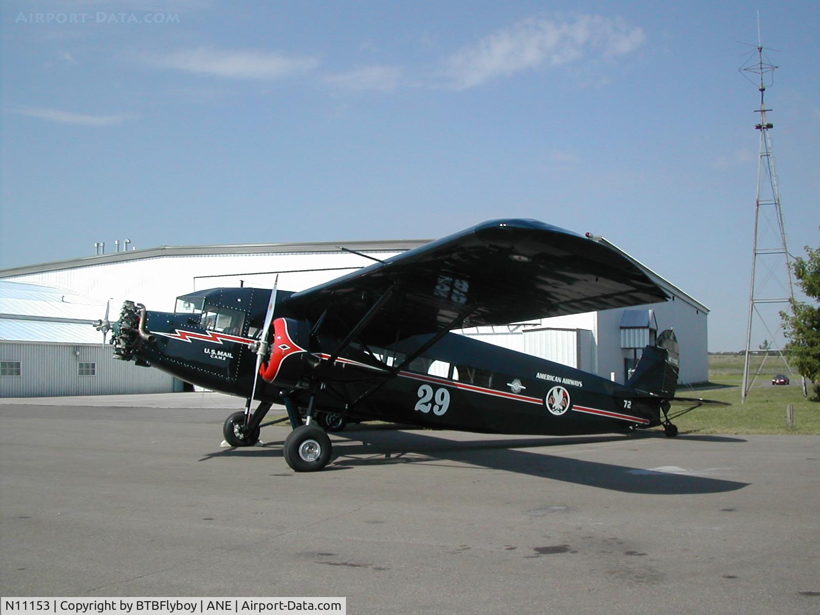 N11153, 1931 Stinson SM-6000-B C/N 5021, Outside it's home at the Golden Wings Museum