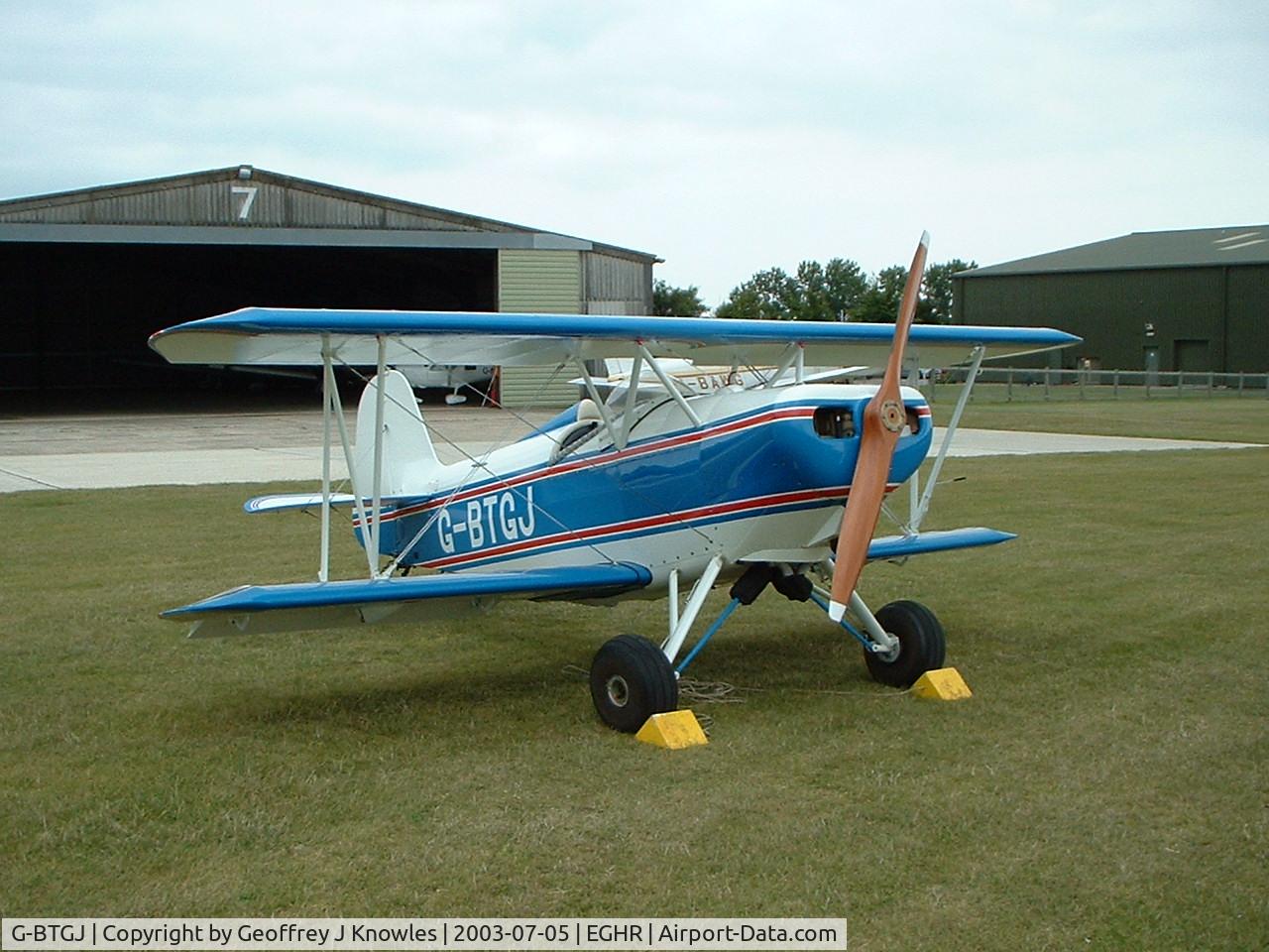 G-BTGJ, 1962 Smith DSA-1 Miniplane C/N NMII, Smith Miniplane at home, Goodwood Aerodrome, UK