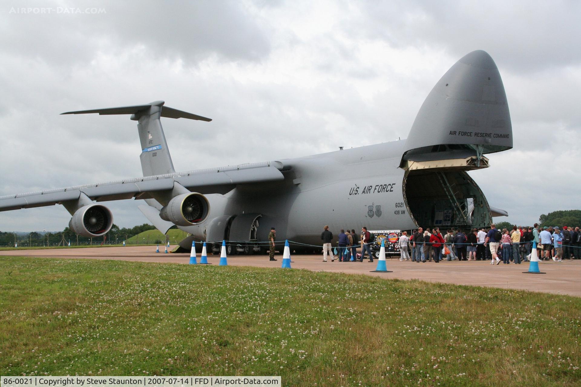 86-0021, Lockheed C-5(B)M Super Galaxy C/N 500-107, Royal International Air Tattoo 2007