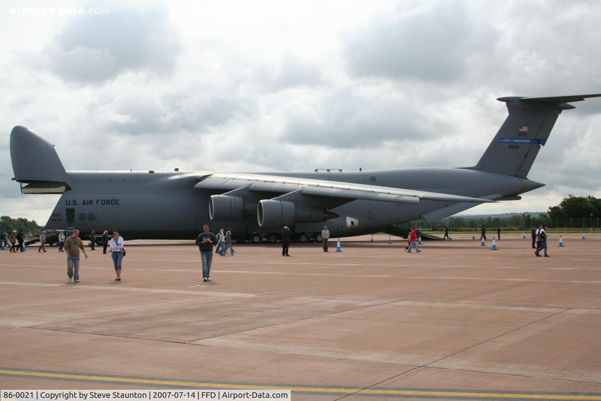 86-0021, Lockheed C-5(B)M Super Galaxy C/N 500-107, Royal International Air Tattoo 2007