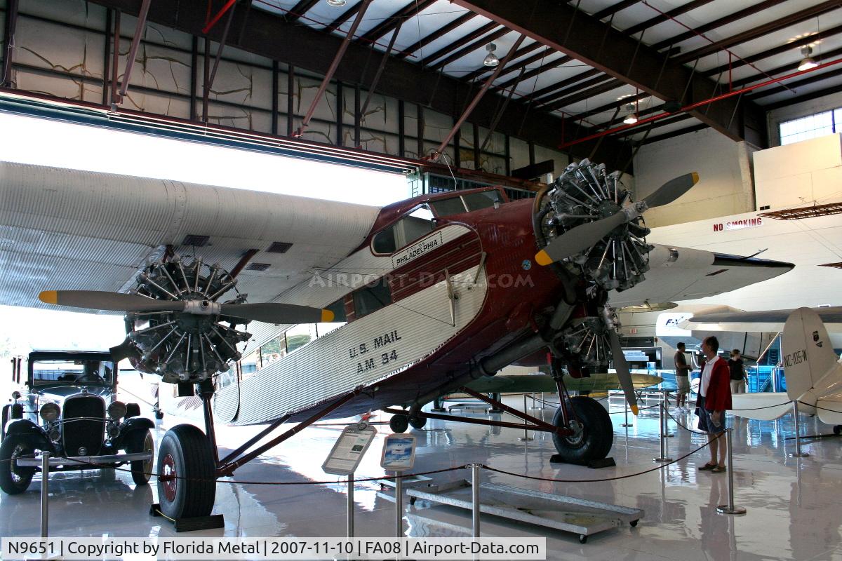 N9651, 1929 Ford 5-AT-B Tri-Motor C/N 34, Ford Trimotor