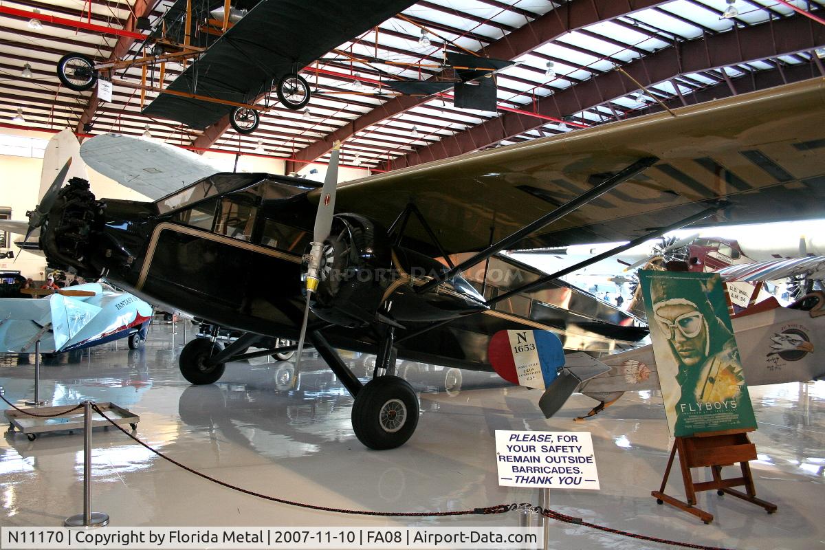 N11170, 1931 Stinson SM-6000-B C/N 5023, Stinson Trimotor