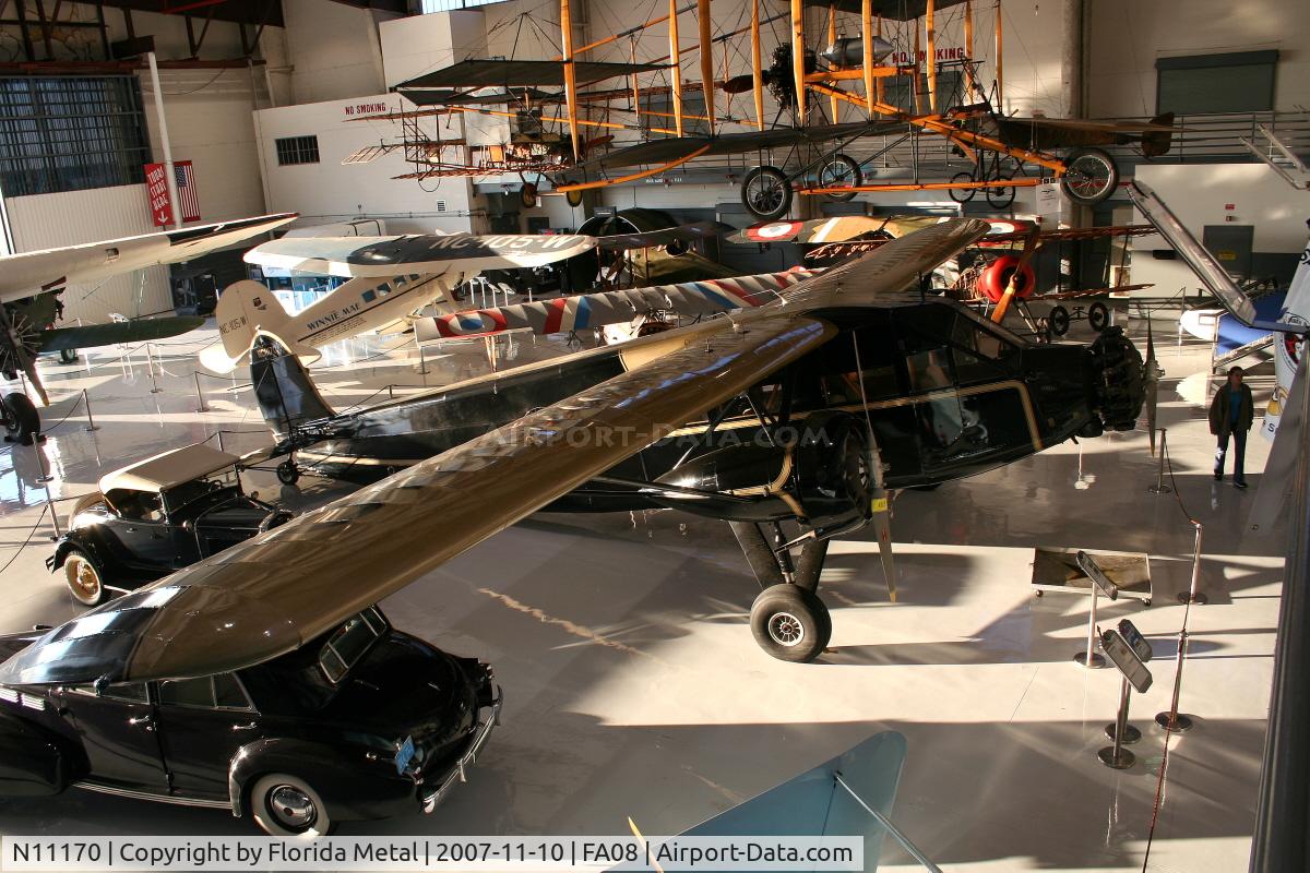 N11170, 1931 Stinson SM-6000-B C/N 5023, Stinson Trimotor