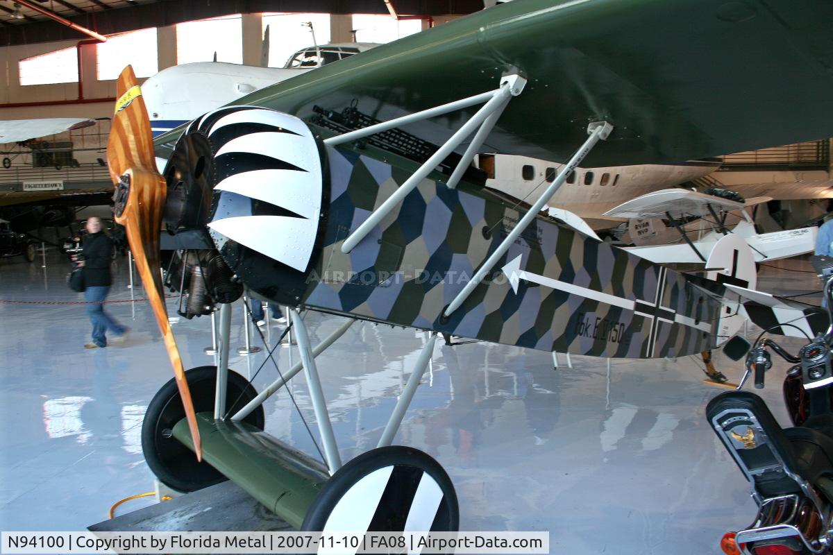 N94100, 1994 Fokker D-8 Replica C/N 941, Fokker D-8