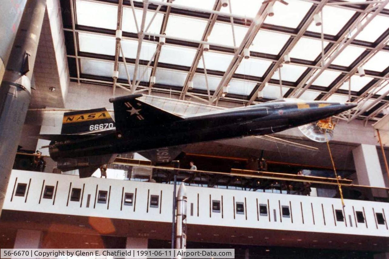 56-6670, 1956 North American X-15A C/N 240-1, X-15A at the National Air & Space Museum