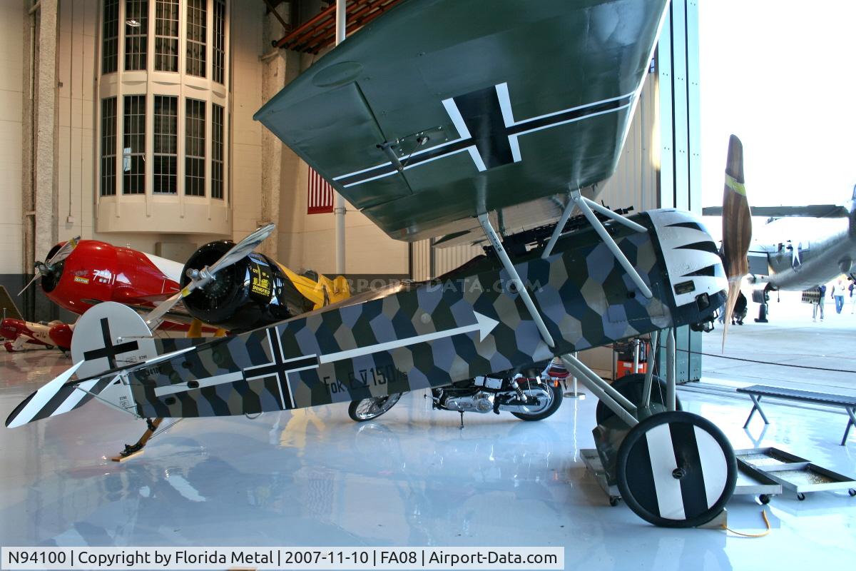 N94100, 1994 Fokker D-8 Replica C/N 941, D-8
