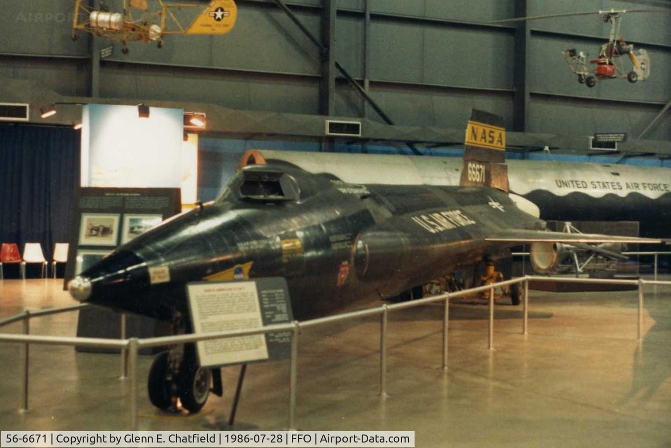 56-6671, 1956 North American X-15A-2 C/N 240-2, X-15A-2 at the National Museum of the U.S. Air Force