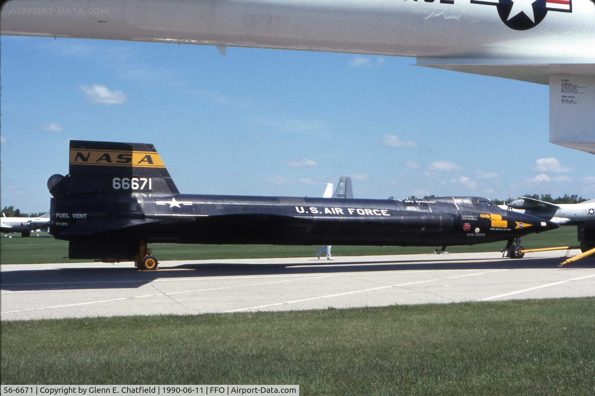 56-6671, 1956 North American X-15A-2 C/N 240-2, X-15A-2 at the National Museum of the U.S. Air Force
