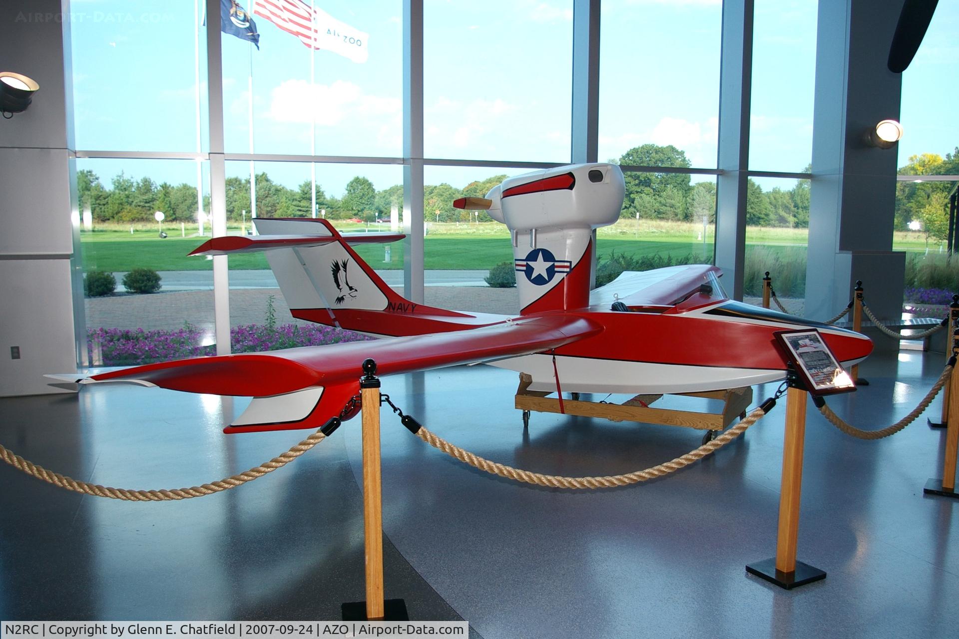 N2RC, Crawford Osprey I C/N 51, X-28A replica at the Kalamazoo Air Zoo