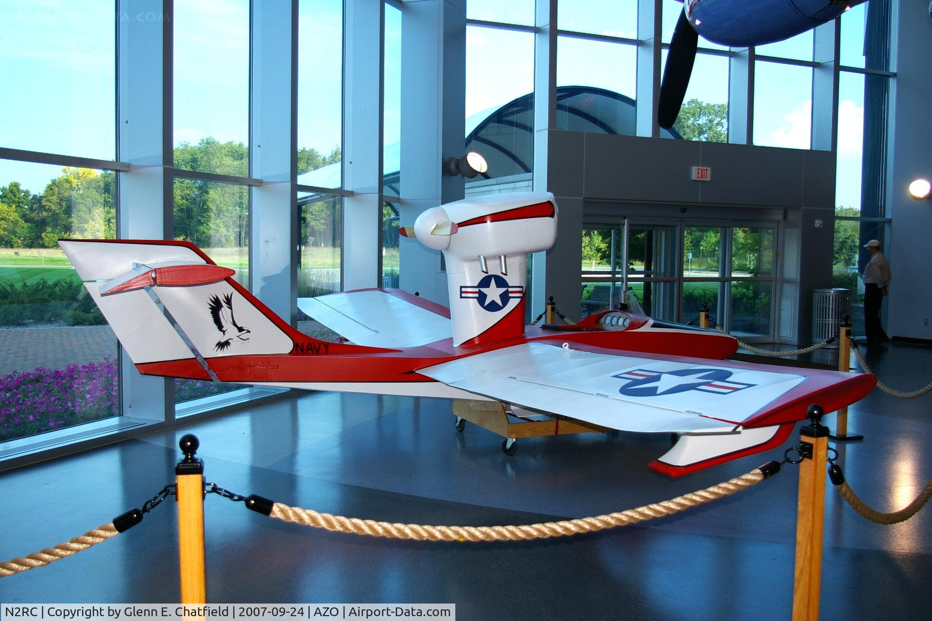 N2RC, Crawford Osprey I C/N 51, X-28A replica at the Kalamazoo Air Zoo