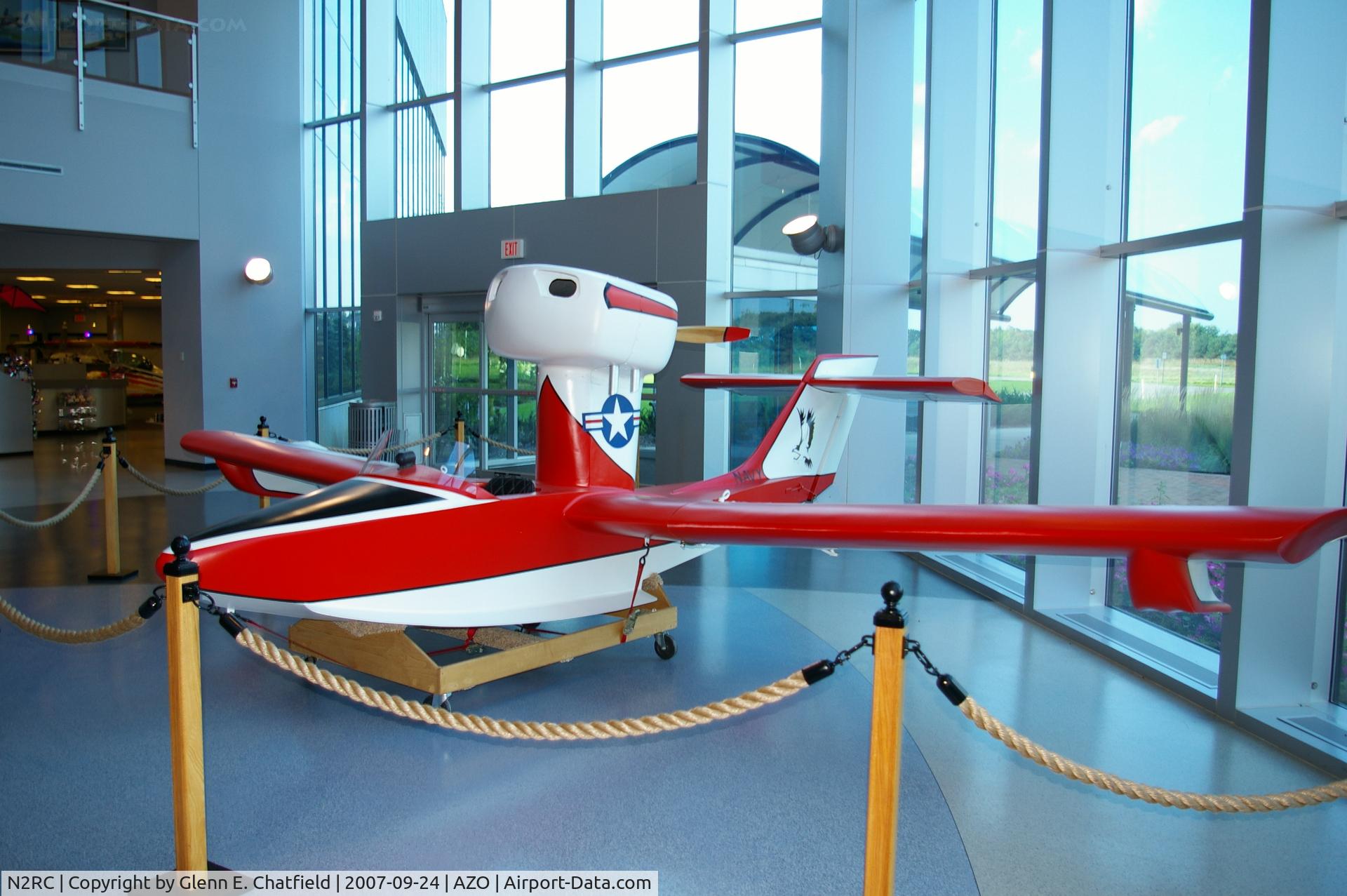 N2RC, Crawford Osprey I C/N 51, X-28A replica at the Kalamazoo Air Zoo