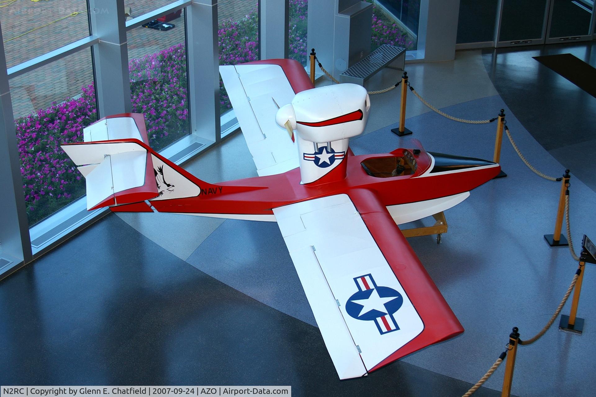N2RC, Crawford Osprey I C/N 51, X-28A replica at the Kalamazoo Air Zoo