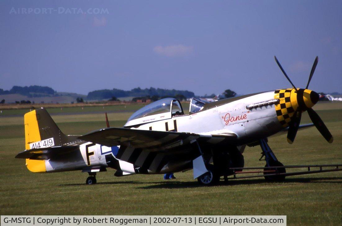 G-MSTG, 1945 North American P-51D Mustang C/N 124-48271, 414419 Janie LH F