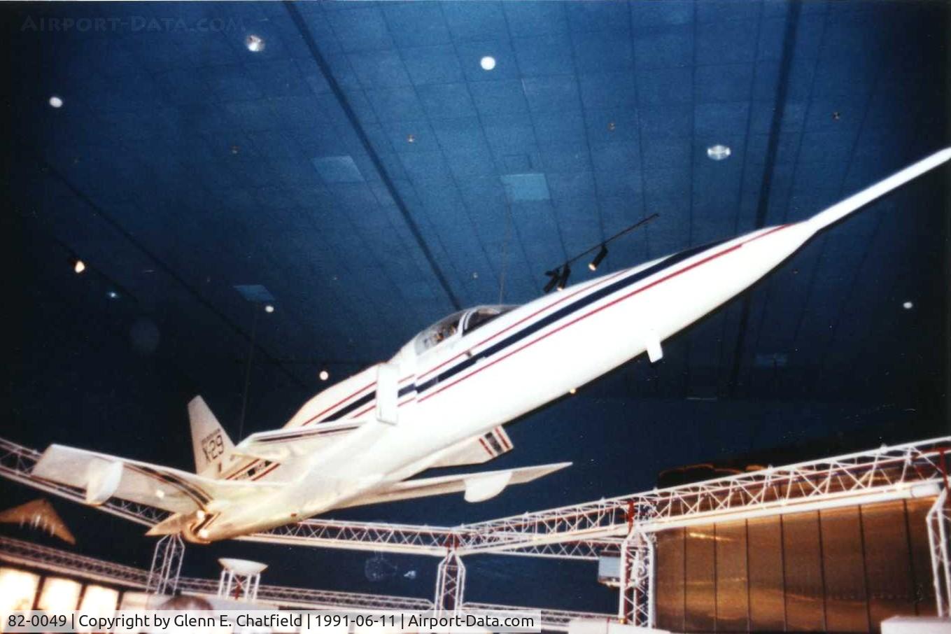 82-0049, 1982 Grumman X-29A C/N Not found 82-0049, X-29A at the National Museum of the U.S. Air Force. Rebuilt with fuselage from F-5A 65-10573