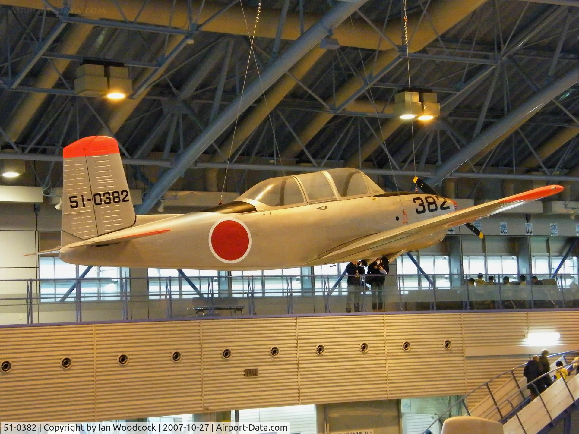51-0382, Beech (Fuji) T-34A (B45) Mentor C/N FM-22, Fuji T-34A/Hamamatsu,JASDF Museum,Preserved