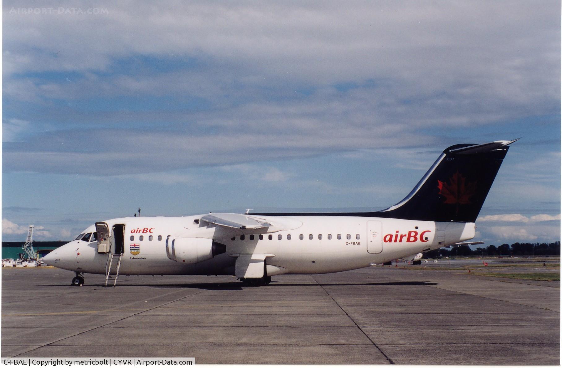 C-FBAE, 1988 British Aerospace BAe.146-200A C/N E2092, C-FBAE 