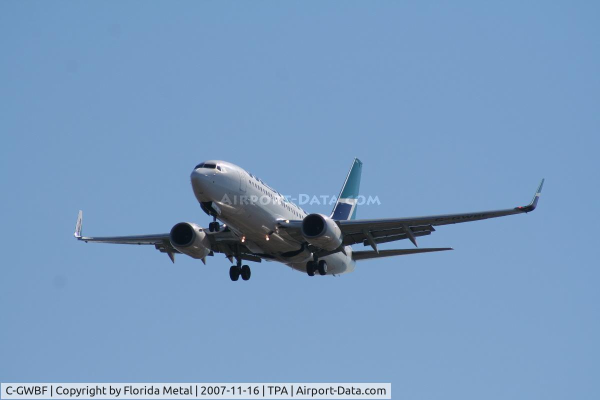 C-GWBF, 2003 Boeing 737-7CT C/N 32757, West Jet