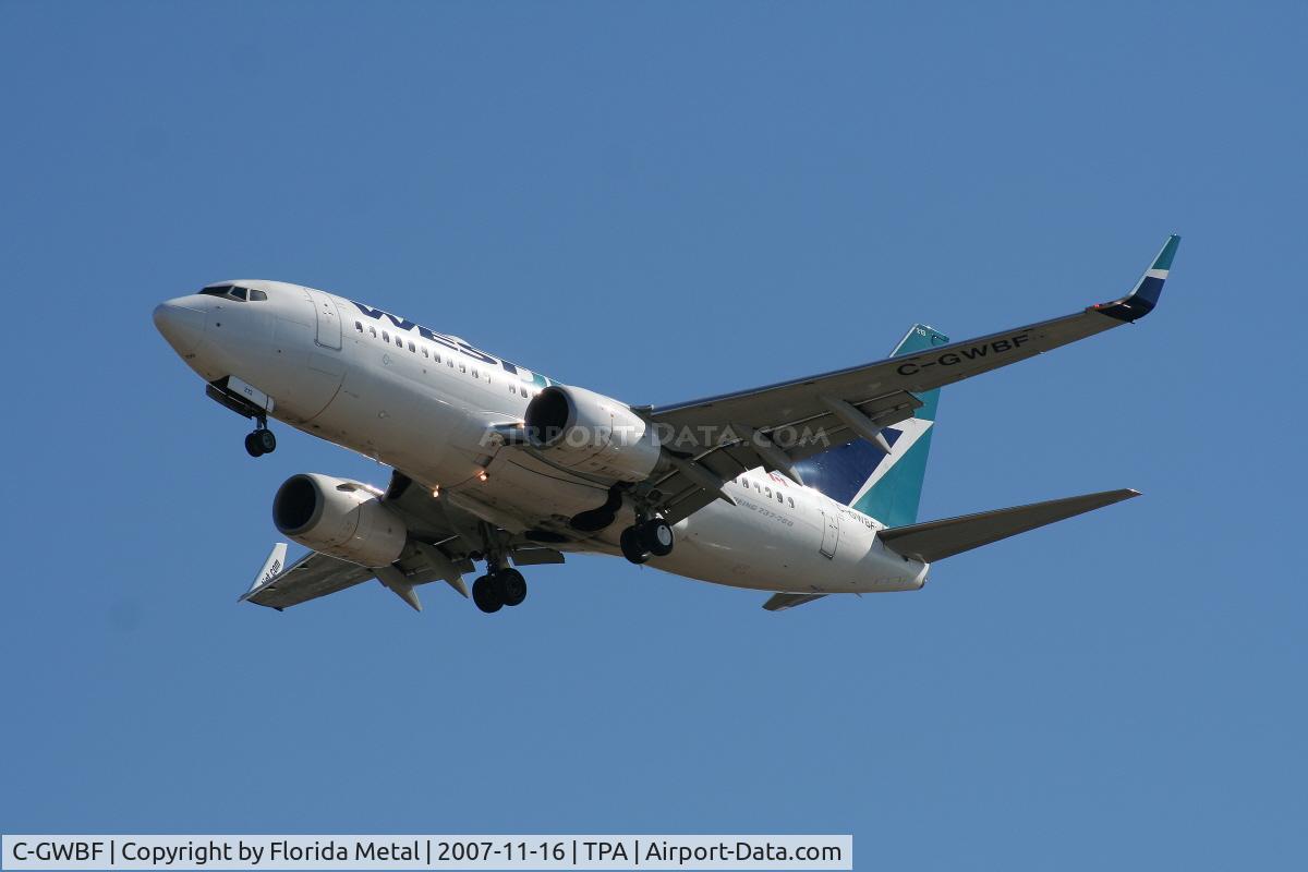 C-GWBF, 2003 Boeing 737-7CT C/N 32757, West Jet