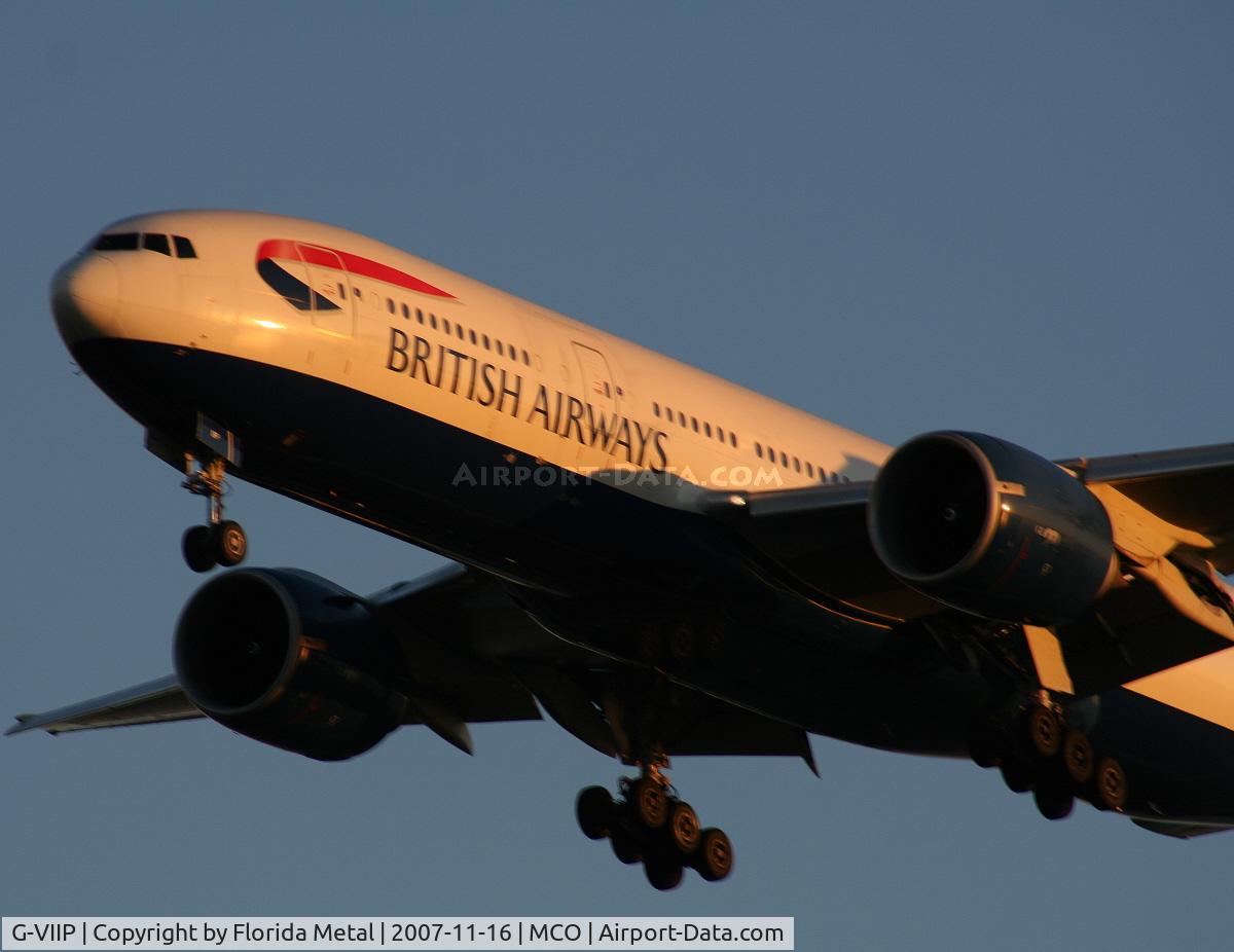 G-VIIP, 1999 Boeing 777-236 C/N 29321, British