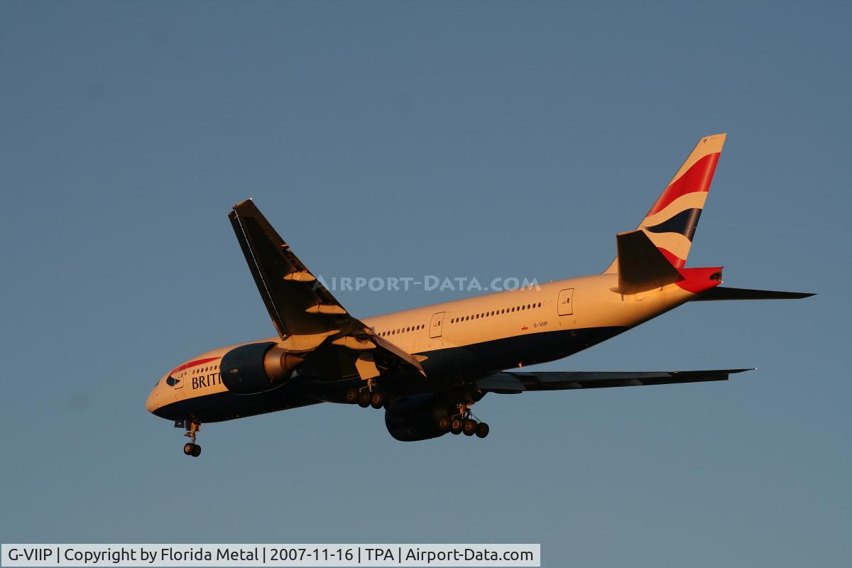 G-VIIP, 1999 Boeing 777-236 C/N 29321, British