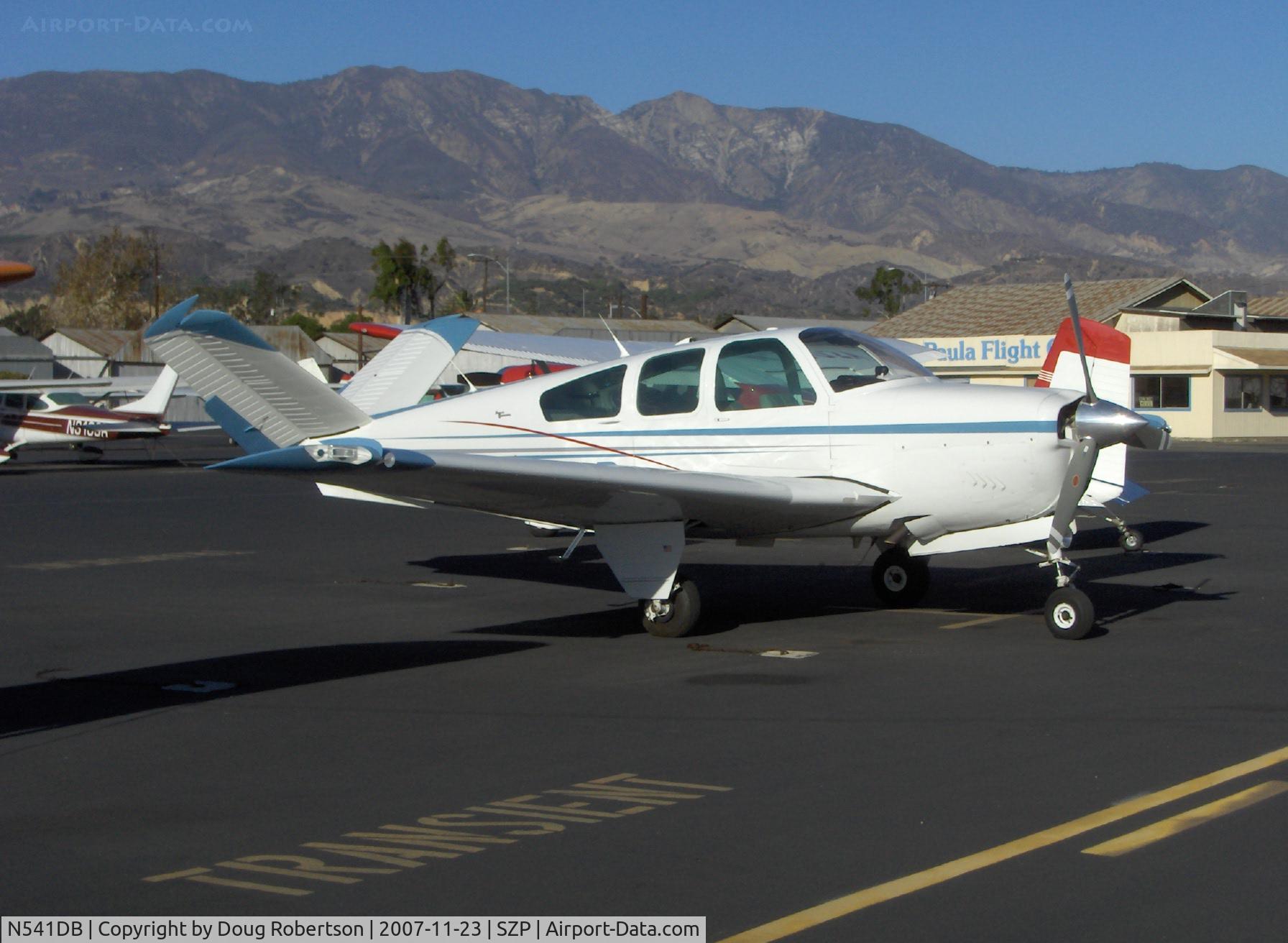 N541DB, 1964 Beech S35 Bonanza C/N D-7333, 1964 Beech S35 BONANZA, Continental IO-520-B 285 Hp