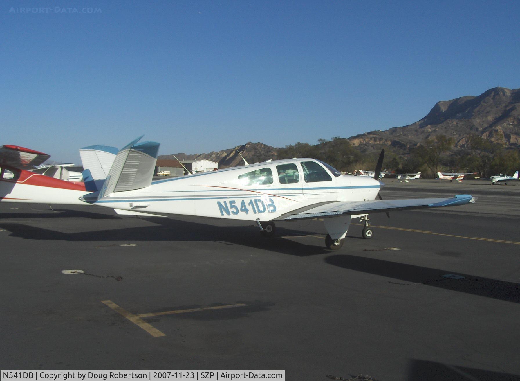N541DB, 1964 Beech S35 Bonanza C/N D-7333, 1964 Beech S35 BONANZA, Continental IO-520-B 285 Hp