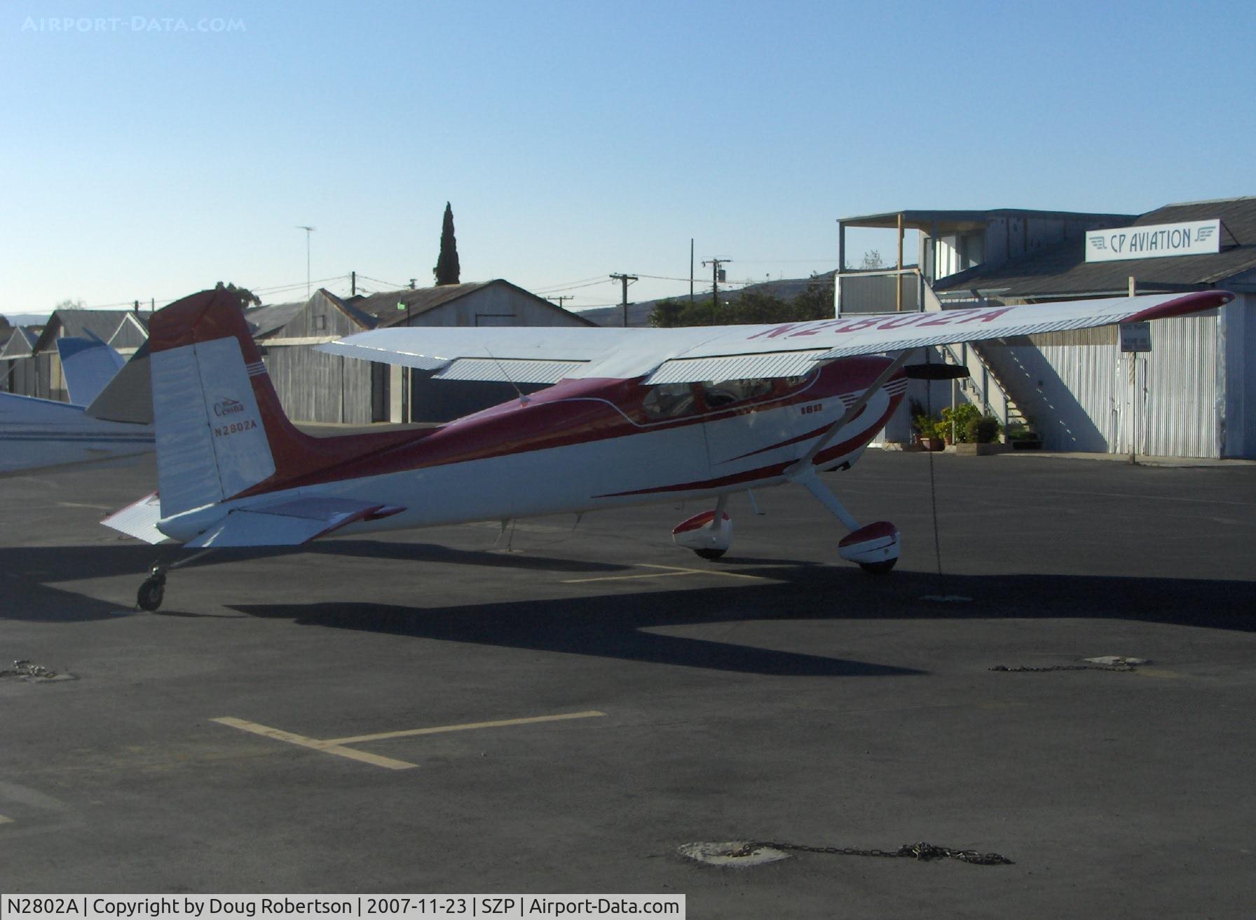 N2802A, 1953 Cessna 180 C/N 30002, 1953 Cessna 180, Continental O-470-A 225 Hp, 1st year of production