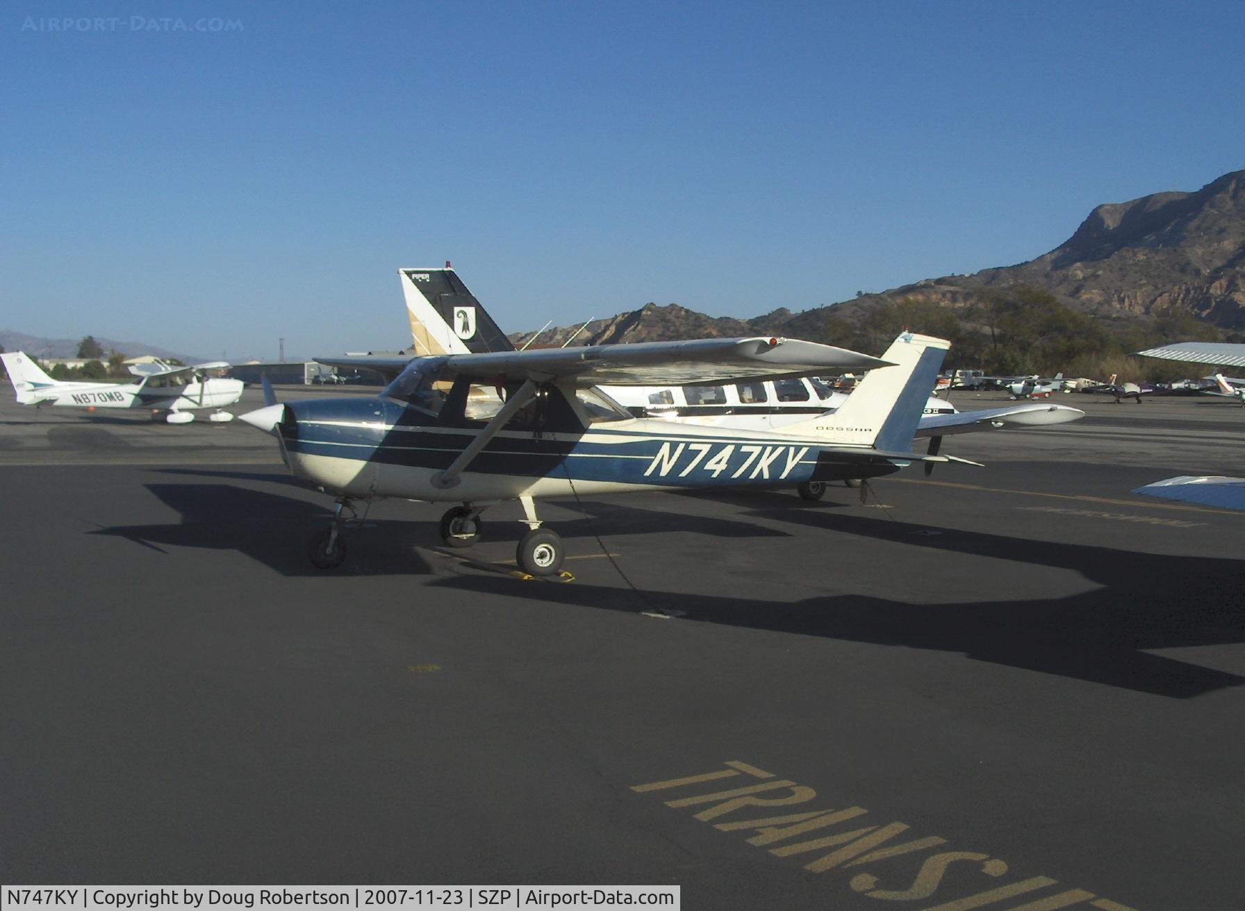 N747KY, 1970 Cessna 150K C/N 150-71860, 1970 Cessna 150K, Continental O-200 100 Hp