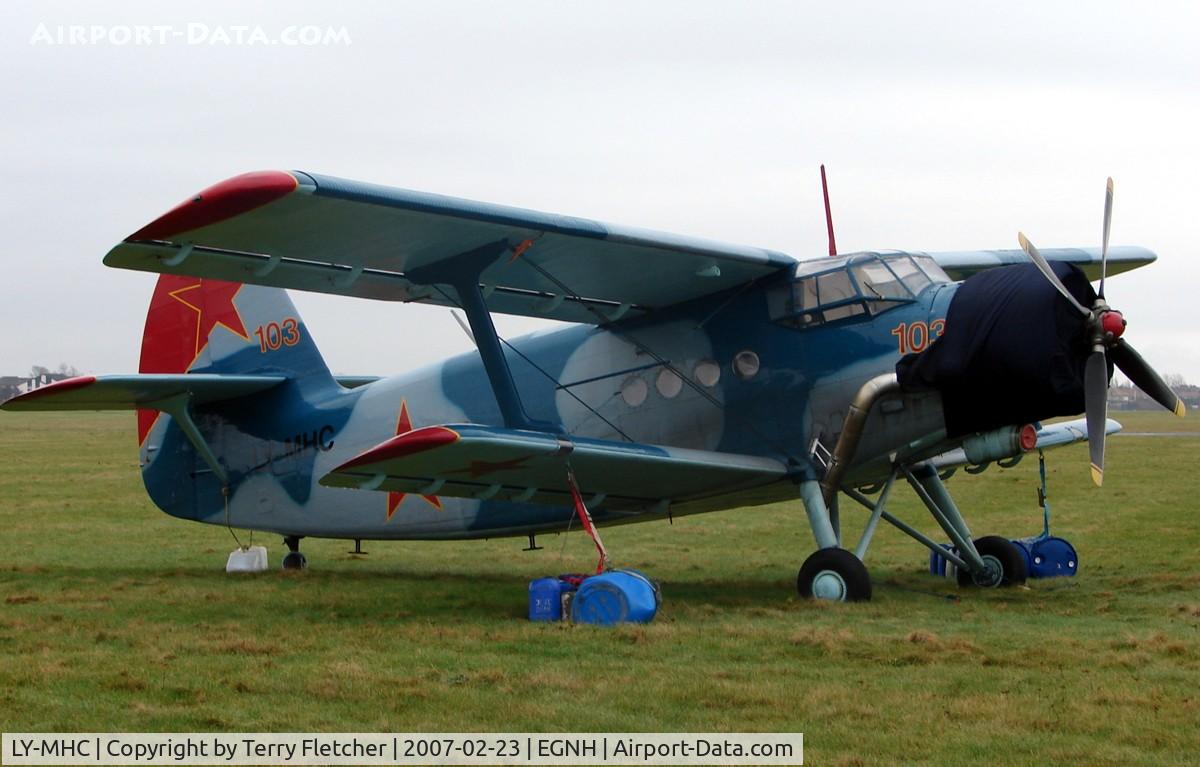 LY-MHC, Antonov An-2R C/N 1G215-33, Superb AN2 Colt based at Blackpool