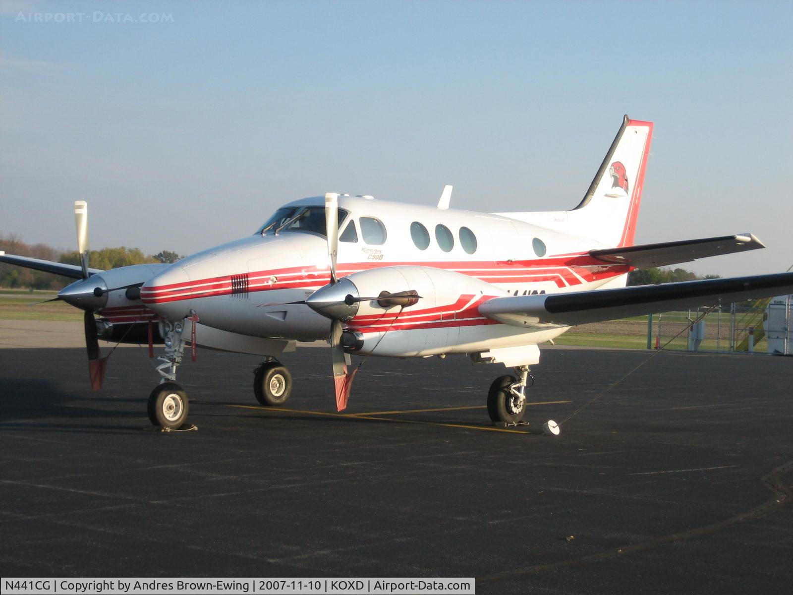 N441CG, 1995 Beech C90A King Air C/N LJ-1398, the Universities new plane....soon to be N12MU