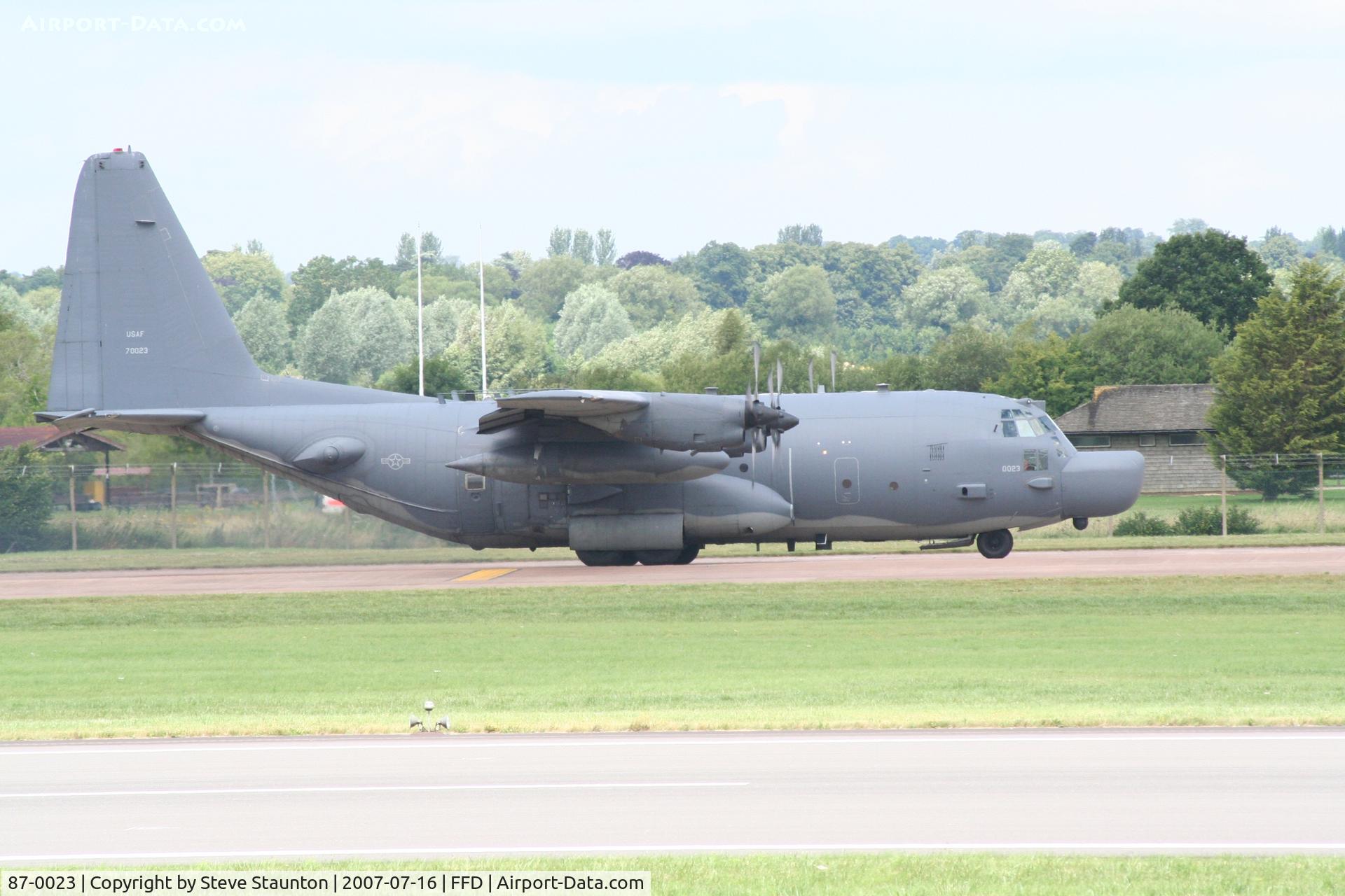 87-0023, 1986 Lockheed MC-130H Combat Talon II C/N 382-5091, Royal International Air Tattoo 2007