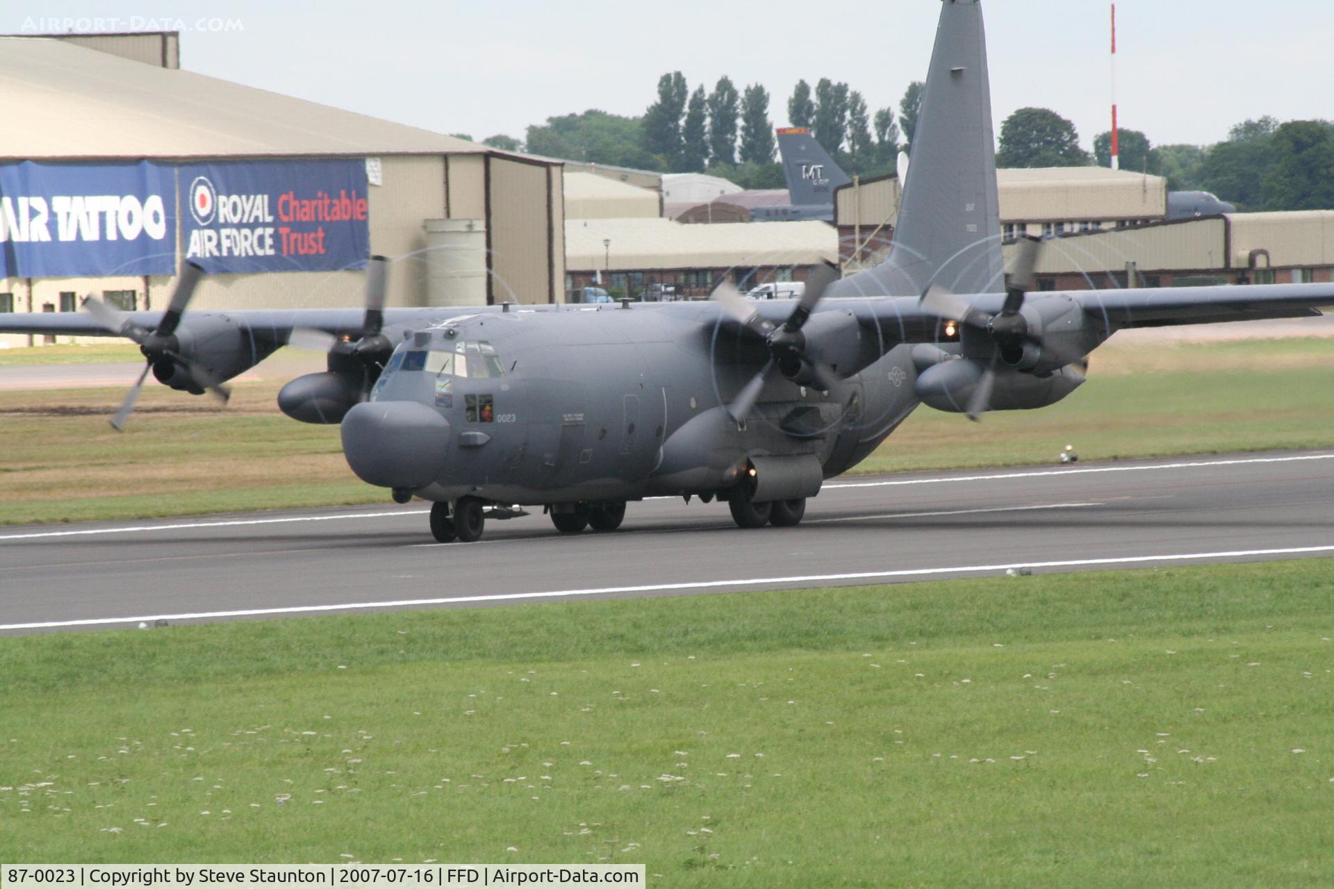 87-0023, 1986 Lockheed MC-130H Combat Talon II C/N 382-5091, Royal International Air Tattoo 2007