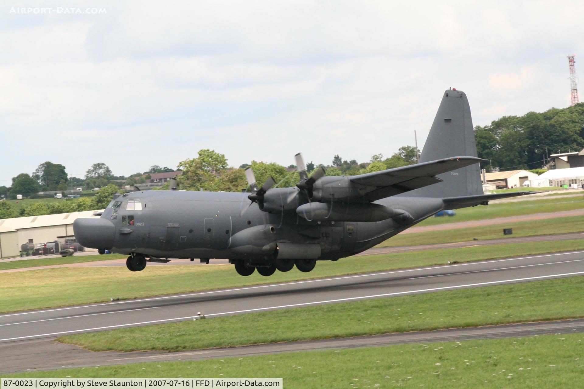 87-0023, 1986 Lockheed MC-130H Combat Talon II C/N 382-5091, Royal International Air Tattoo 2007