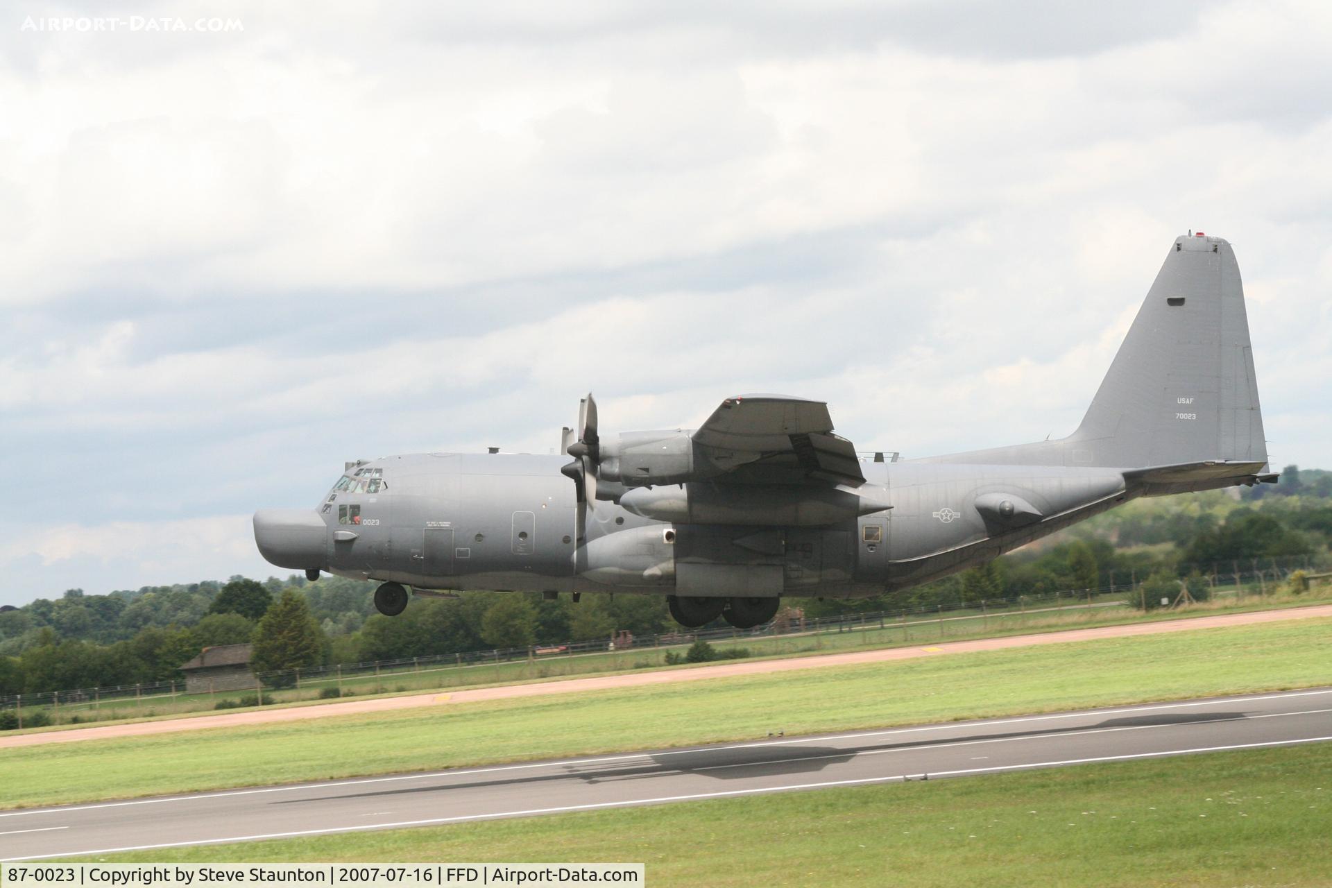 87-0023, 1986 Lockheed MC-130H Combat Talon II C/N 382-5091, Royal International Air Tattoo 2007