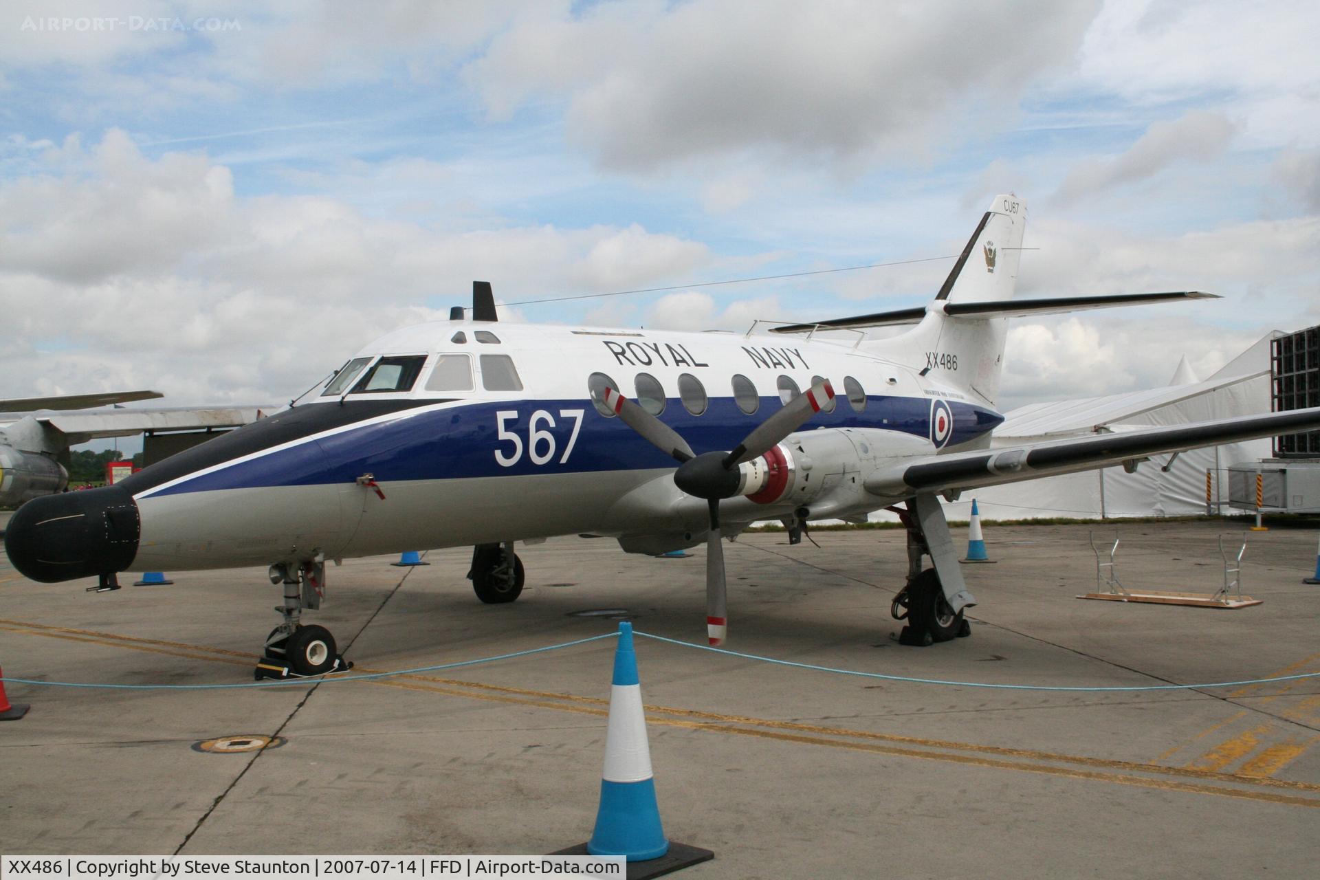 XX486, Scottish Aviation HP-137 Jetstream T.2 C/N 265, Royal International Air Tattoo 2007
