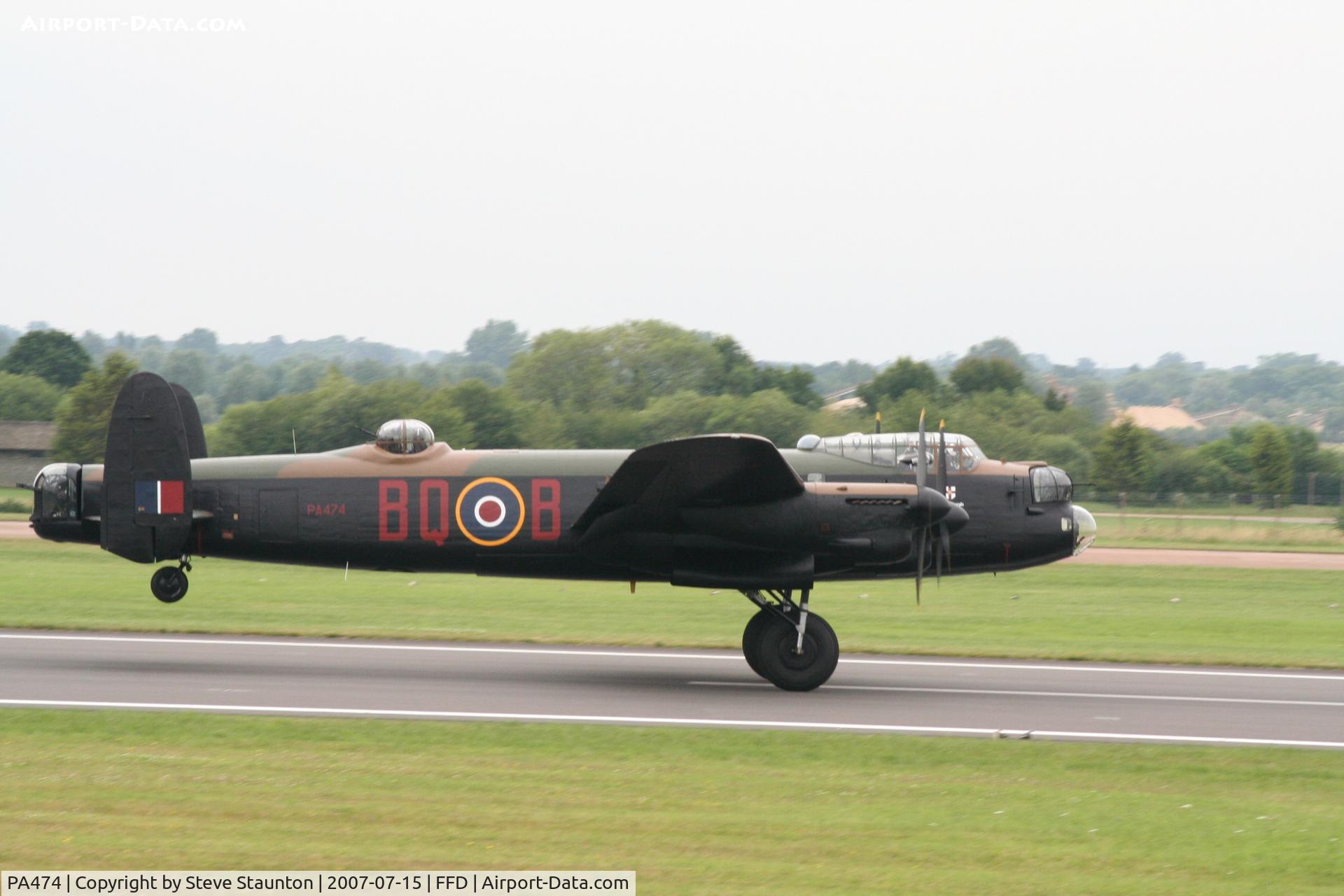 PA474, 1945 Avro 683 Lancaster B1 C/N VACH0052/D2973, Royal International Air Tattoo 2007