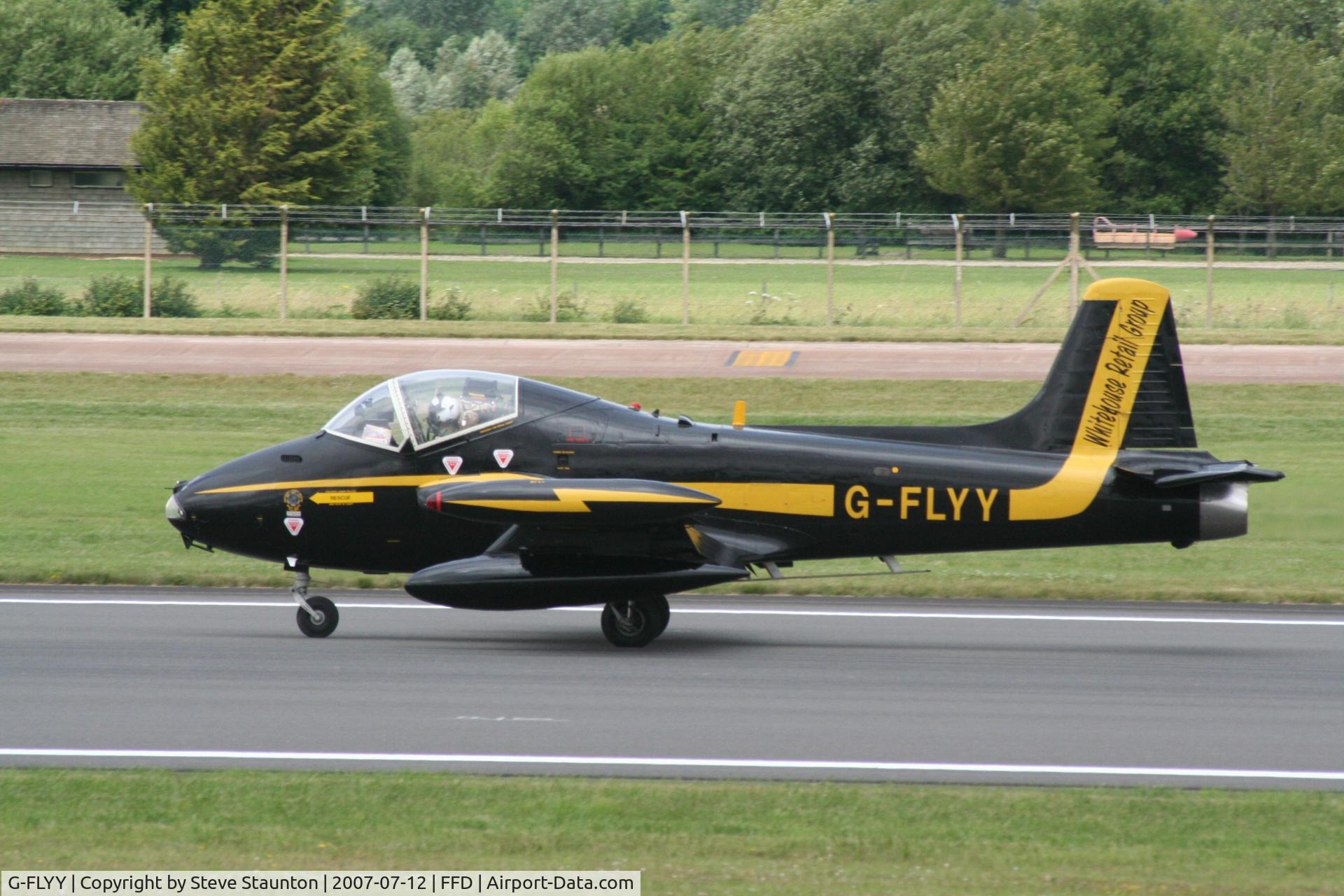 G-FLYY, 1969 BAC 167 Strikemaster Mk.80 C/N EEP/JP/163, Royal International Air Tattoo 2007