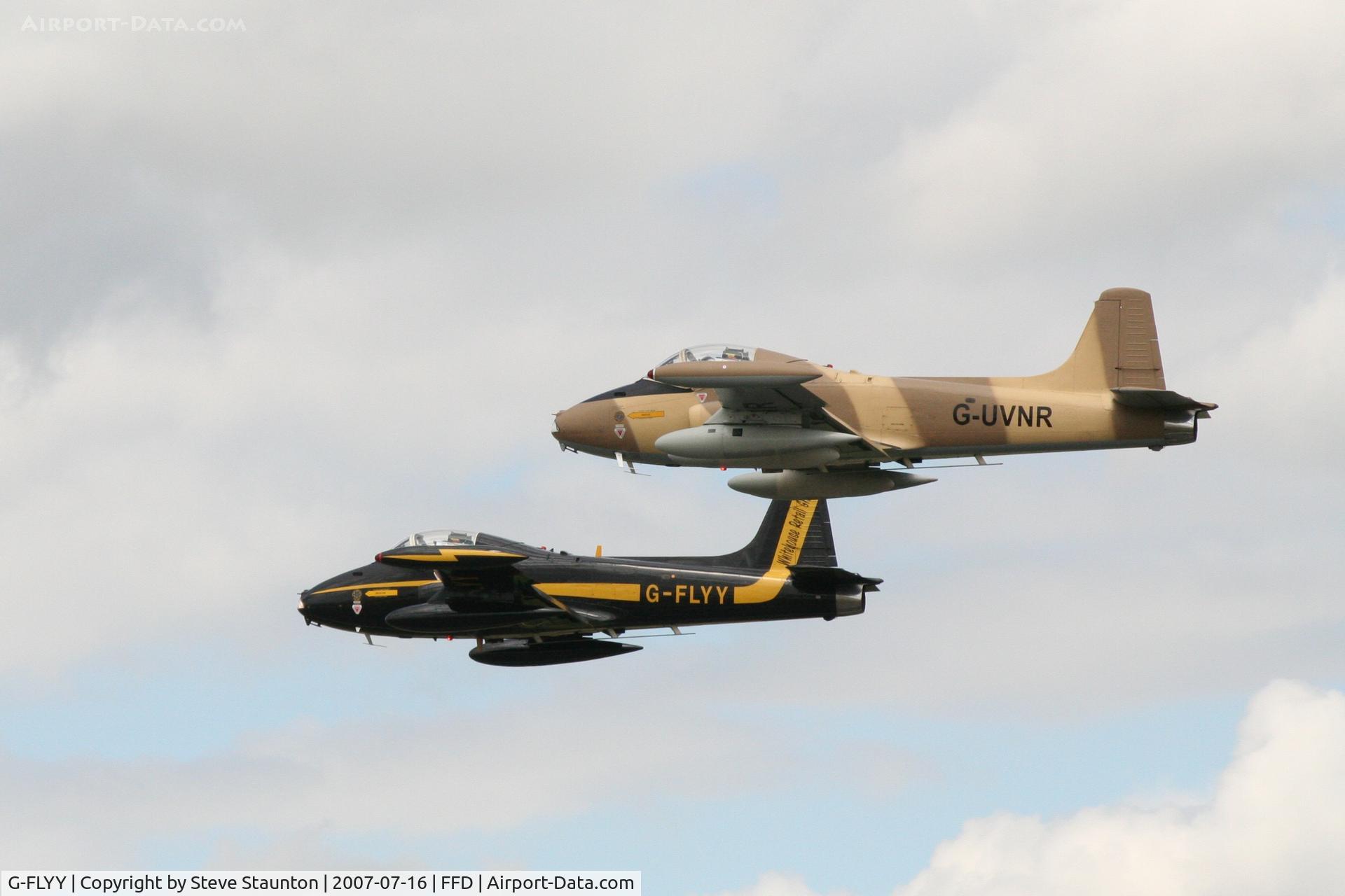 G-FLYY, 1969 BAC 167 Strikemaster Mk.80 C/N EEP/JP/163, Royal International Air Tattoo 2007(With G-UVNR)